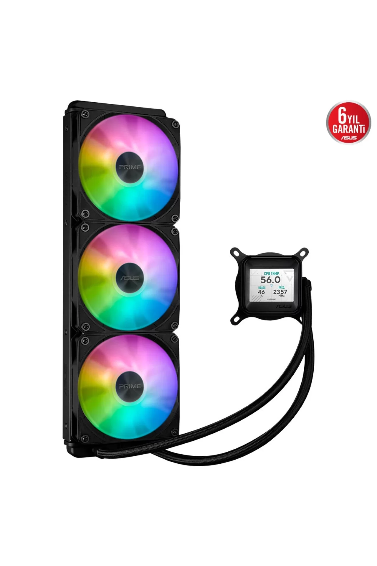 Asus Prime LC 360 ARGB LCD İşlemci Sıvı Soğutucu