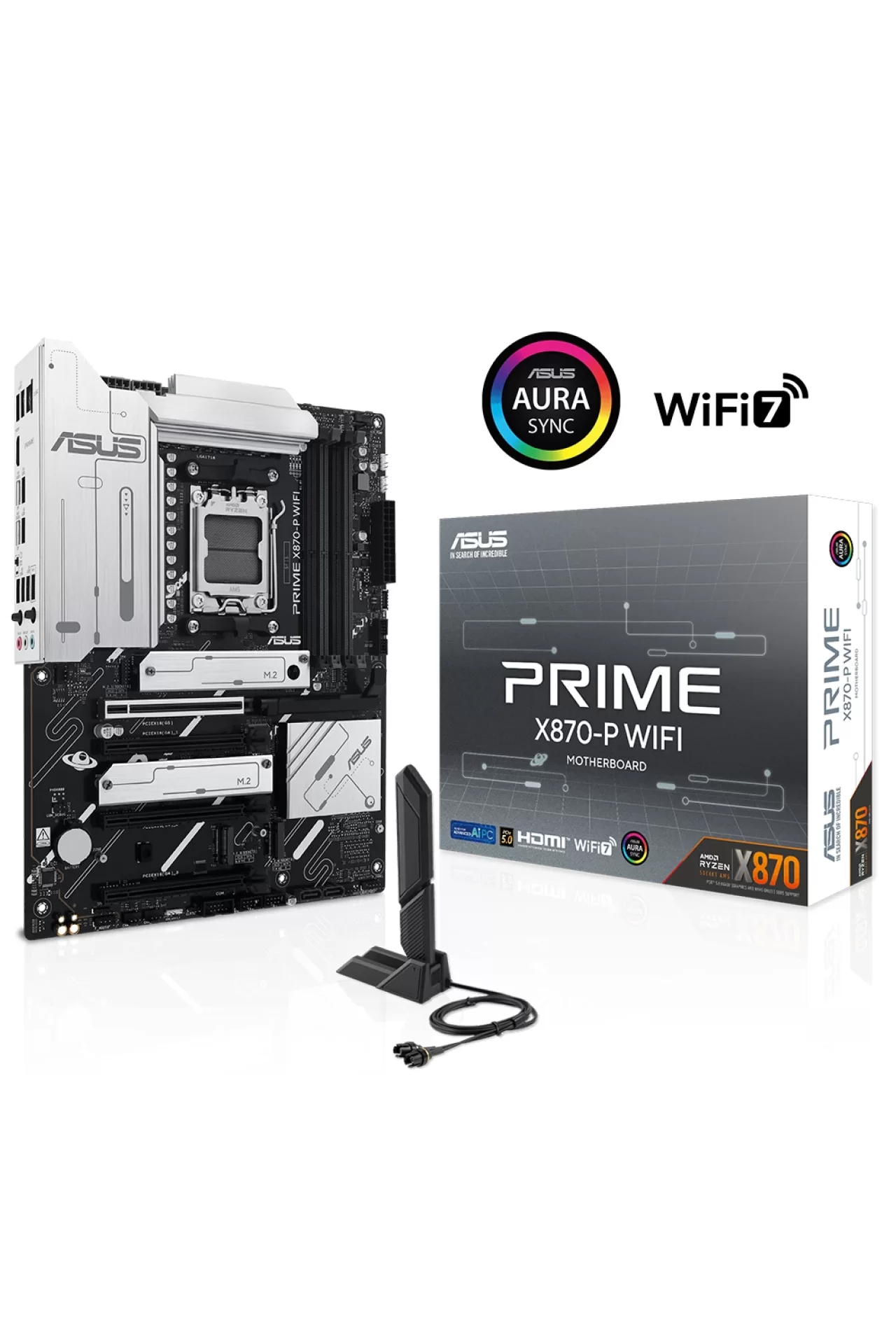 Asus Prime X870-P WiFi 8000MHz(OC) DDR5 Soket AM5 M.2 HDMI ATX Anakart
