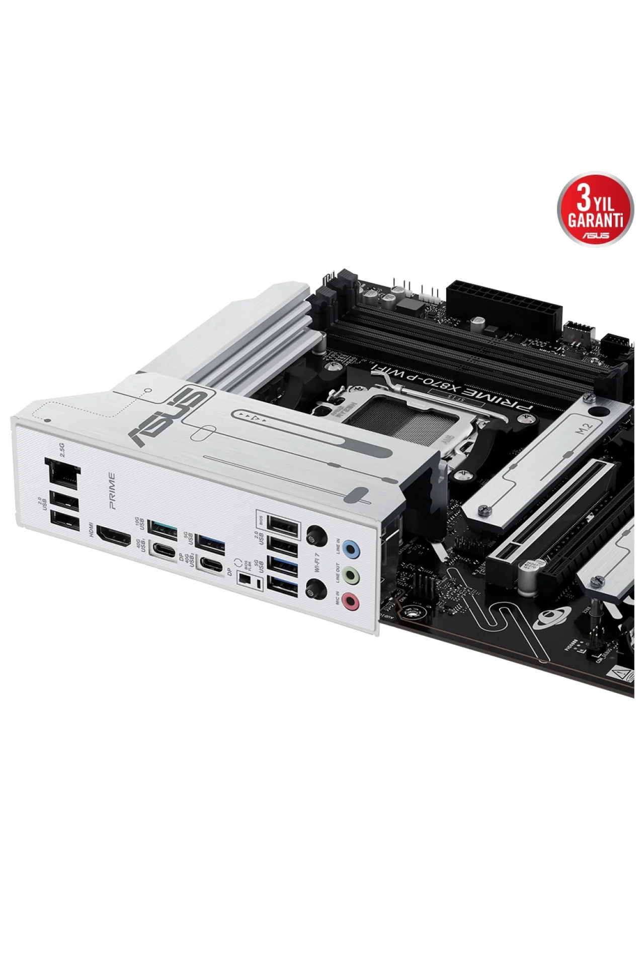 Asus Prime X870-P WiFi 8000MHz(OC) DDR5 Soket AM5 M.2 HDMI ATX Anakart