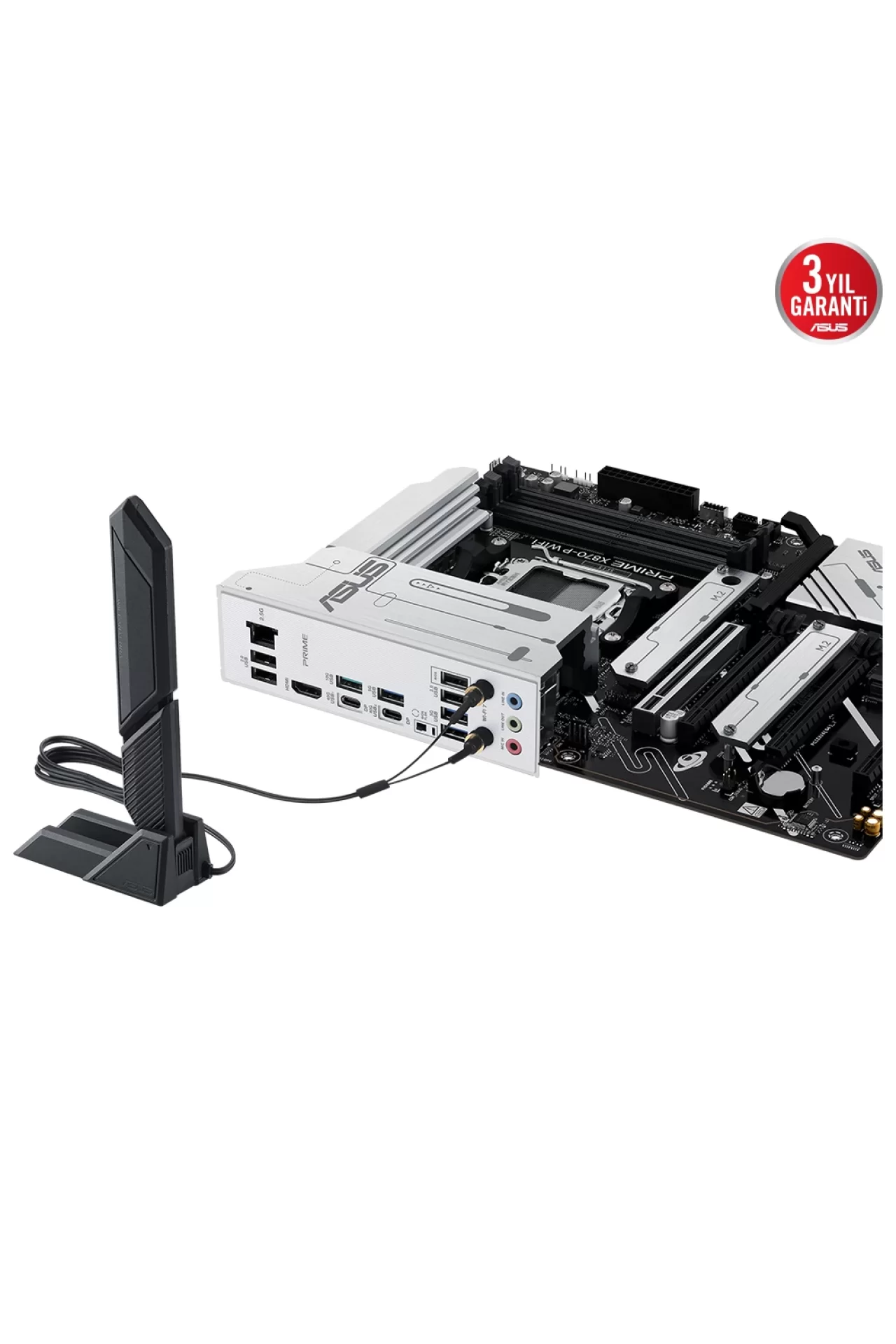 Asus Prime X870-P WiFi 8000MHz(OC) DDR5 Soket AM5 M.2 HDMI ATX Anakart