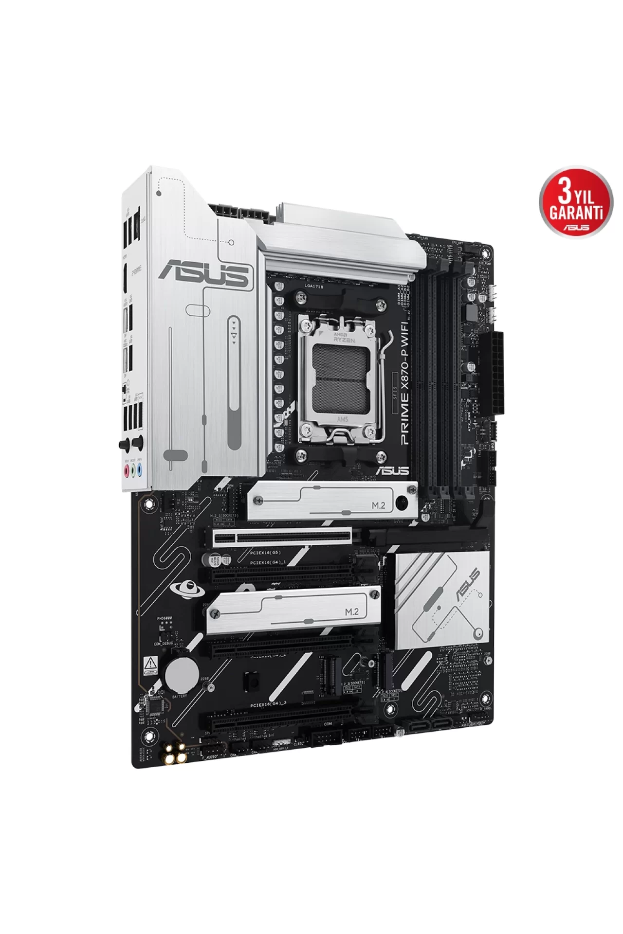 Asus Prime X870-P WiFi 8000MHz(OC) DDR5 Soket AM5 M.2 HDMI ATX Anakart