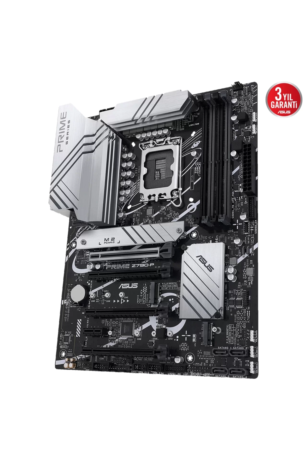 Asus Prime Z790-P WIFI 7200MHz(OC) DDR5 Soket 1700 M.2 HDMI DP ATX Anakart