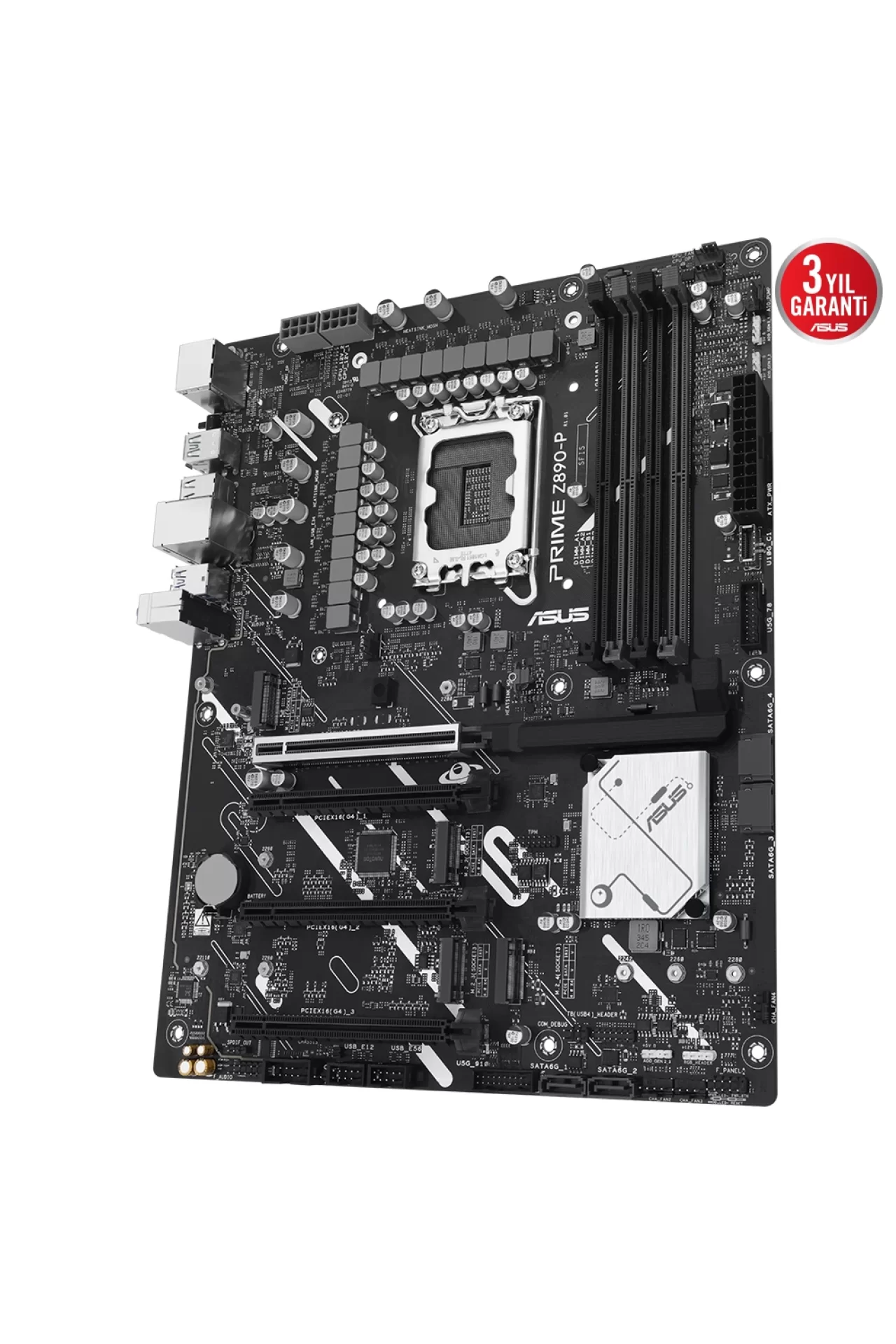 Asus Prime Z890-P WiFi 8400 MHz (OC) DDR5 Soket LGA1851 M.2 HDMI DP ATX Anakart