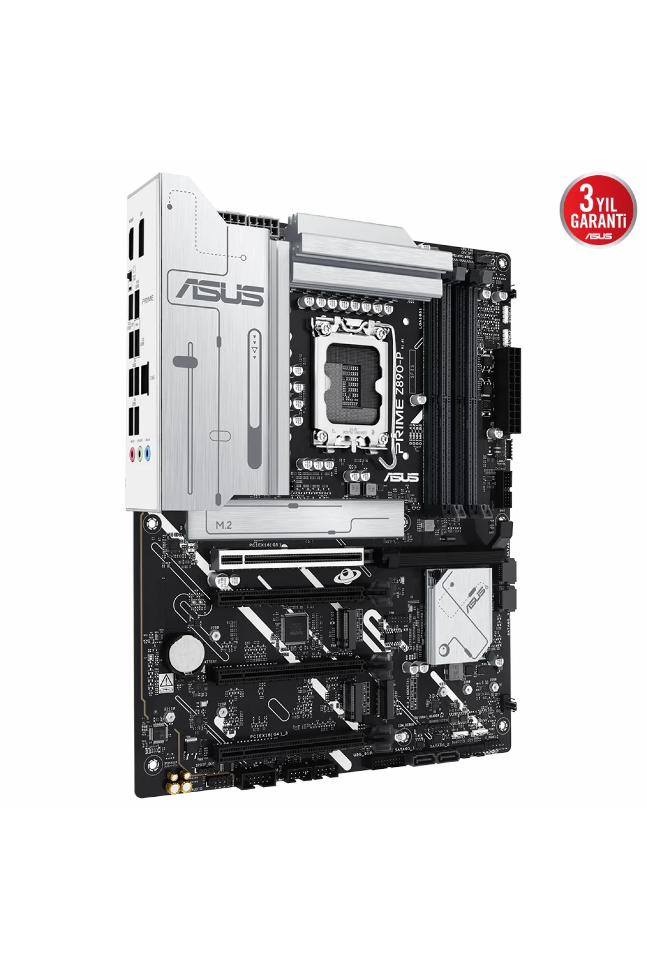 Asus Prime Z890-P WiFi 8400 MHz (OC) DDR5 Soket LGA1851 M.2 HDMI DP ATX Anakart