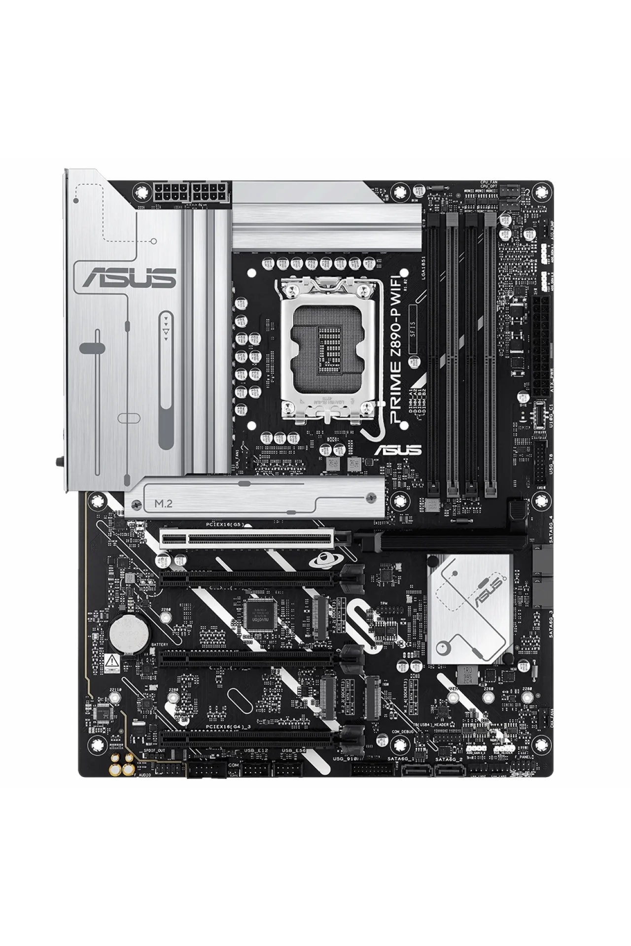 Asus Prime Z890-P WiFi 8400 MHz (OC) DDR5 Soket LGA1851 M.2 HDMI DP ATX Anakart