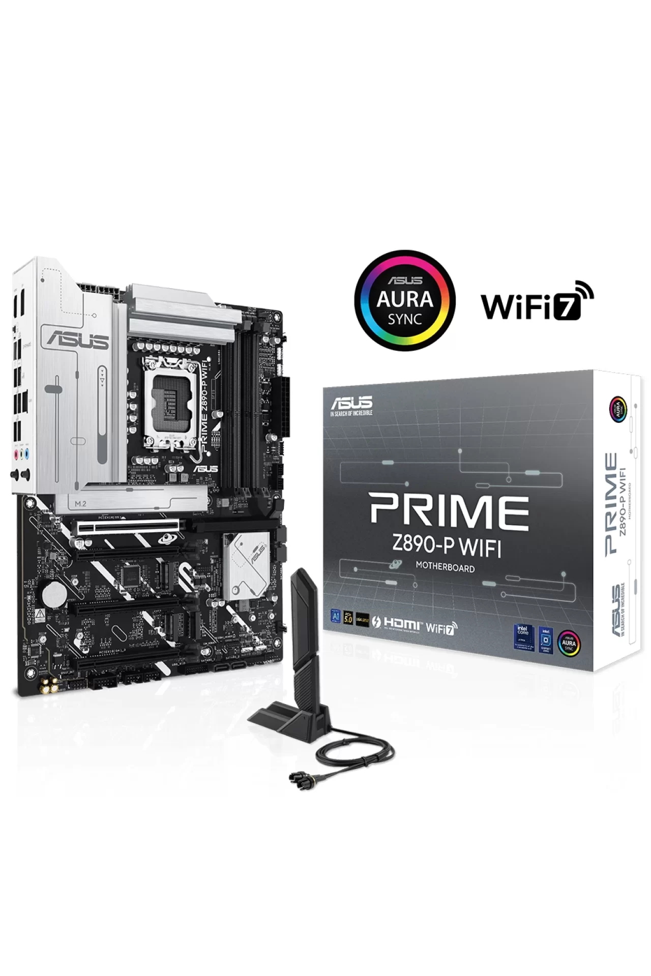 Asus Prime Z890-P WiFi 8400 MHz (OC) DDR5 Soket LGA1851 M.2 HDMI DP ATX Anakart