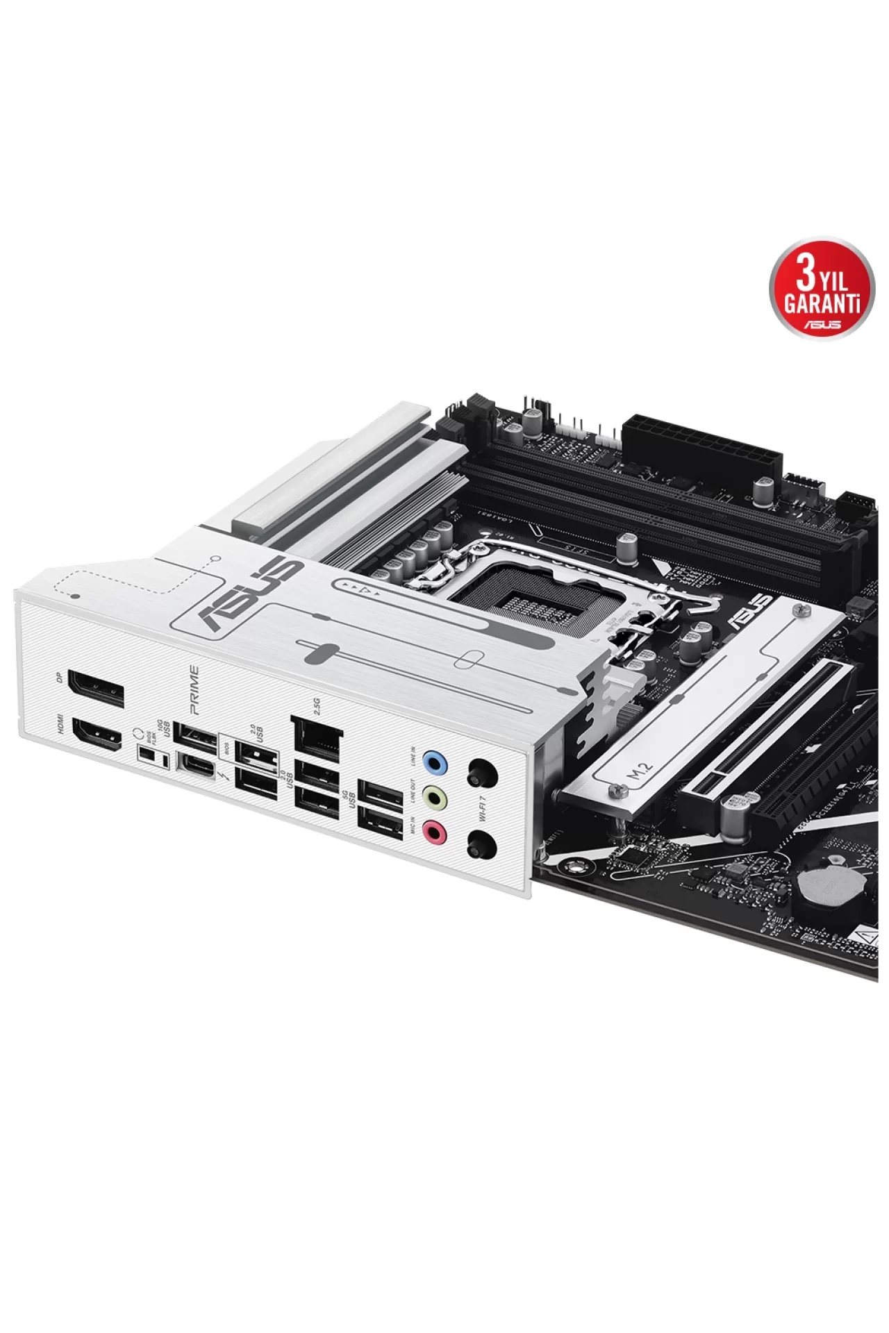 Asus Prime Z890-P WiFi 8400 MHz (OC) DDR5 Soket LGA1851 M.2 HDMI DP ATX Anakart