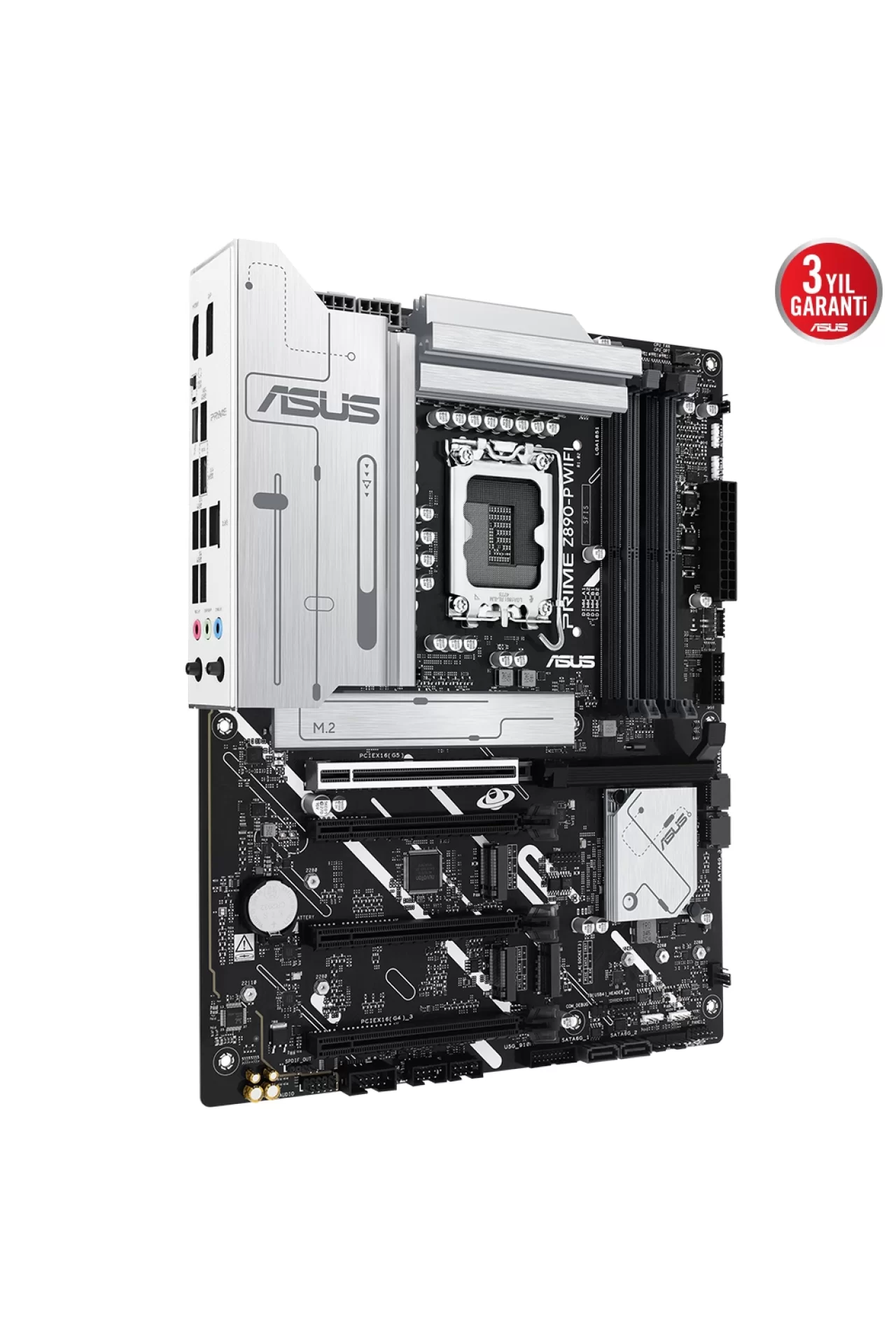 Asus Prime Z890-P WiFi 8400 MHz (OC) DDR5 Soket LGA1851 M.2 HDMI DP ATX Anakart