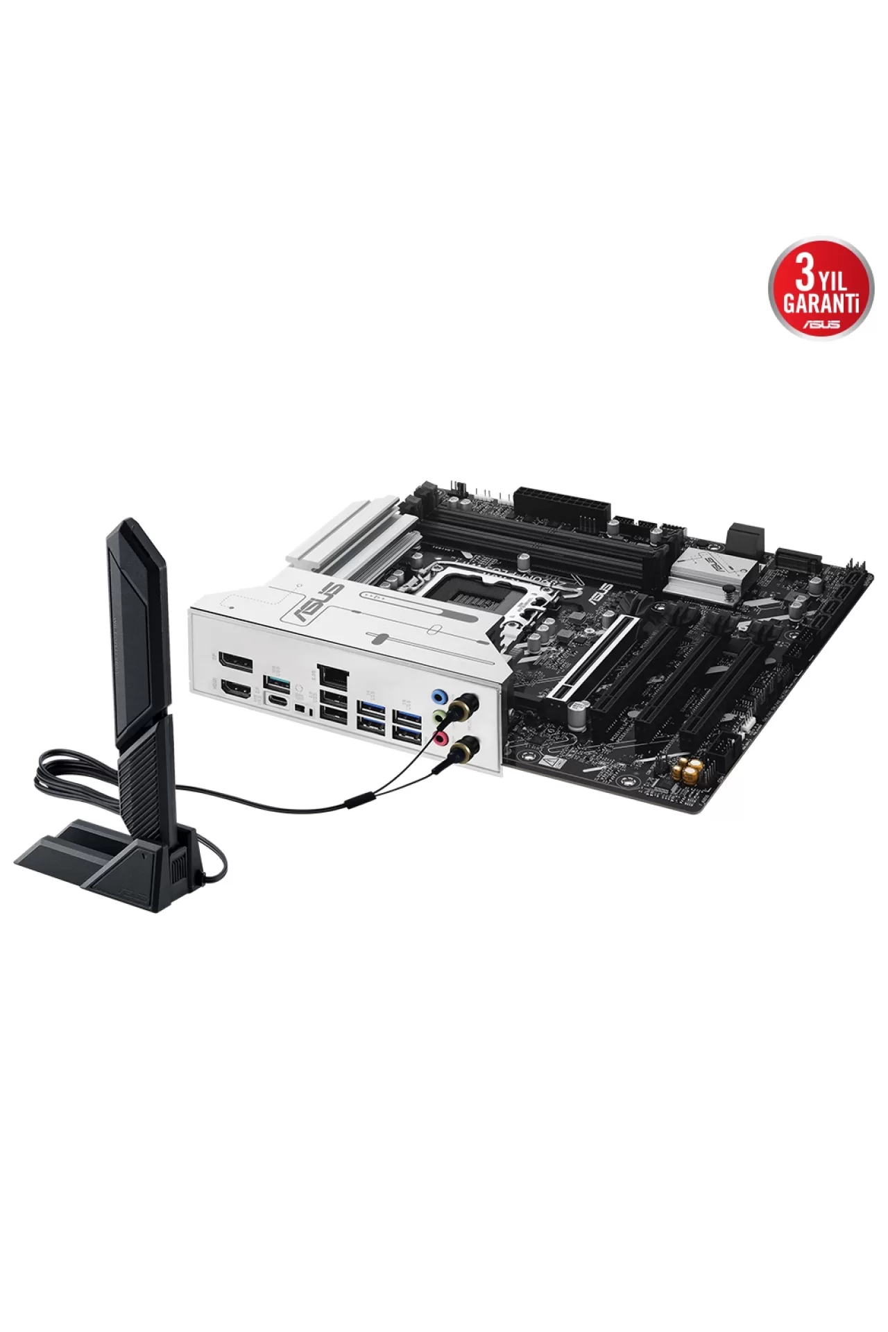 Asus Prime Z890M-Plus WiFi 8400MHz (OC) DDR5 Soket LGA1851 M.2 HDMI DP mATX Anakart