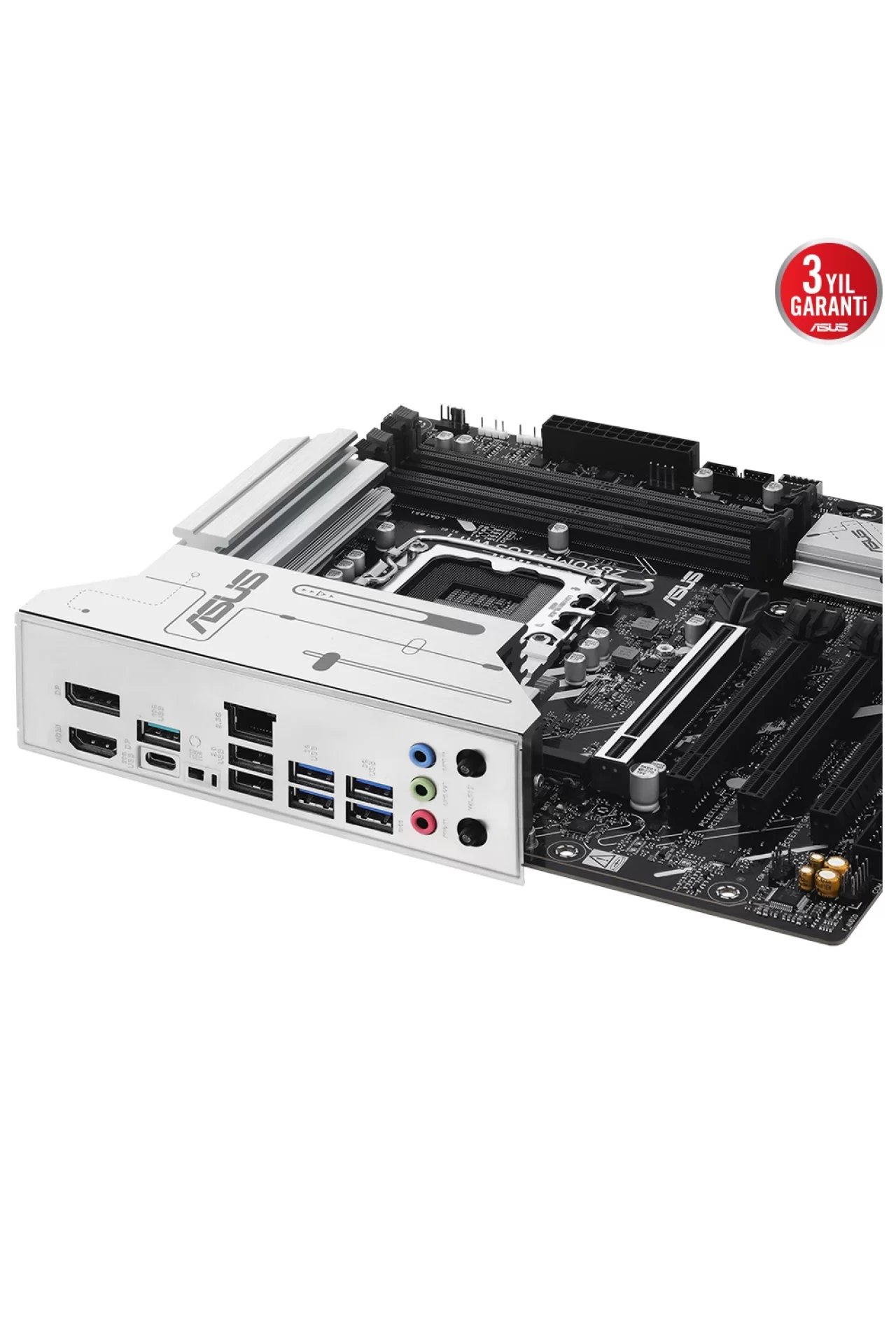 Asus Prime Z890M-Plus WiFi 8400MHz (OC) DDR5 Soket LGA1851 M.2 HDMI DP mATX Anakart