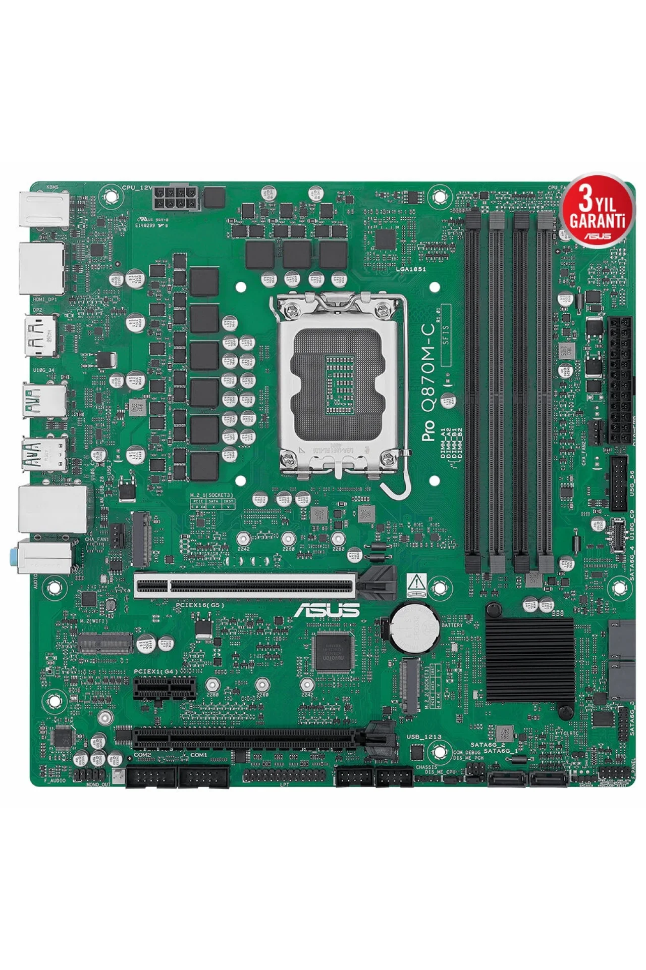 Asus PRO Q870M-C-CSM mATX Anakart