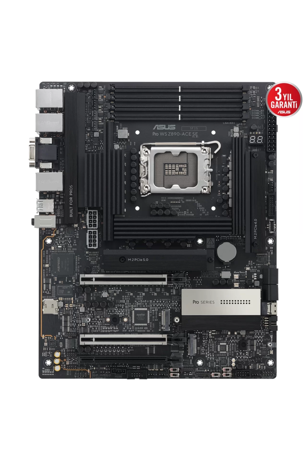 Asus PRO WS Z890-ACE SE 9066MHz (OC) Anakart