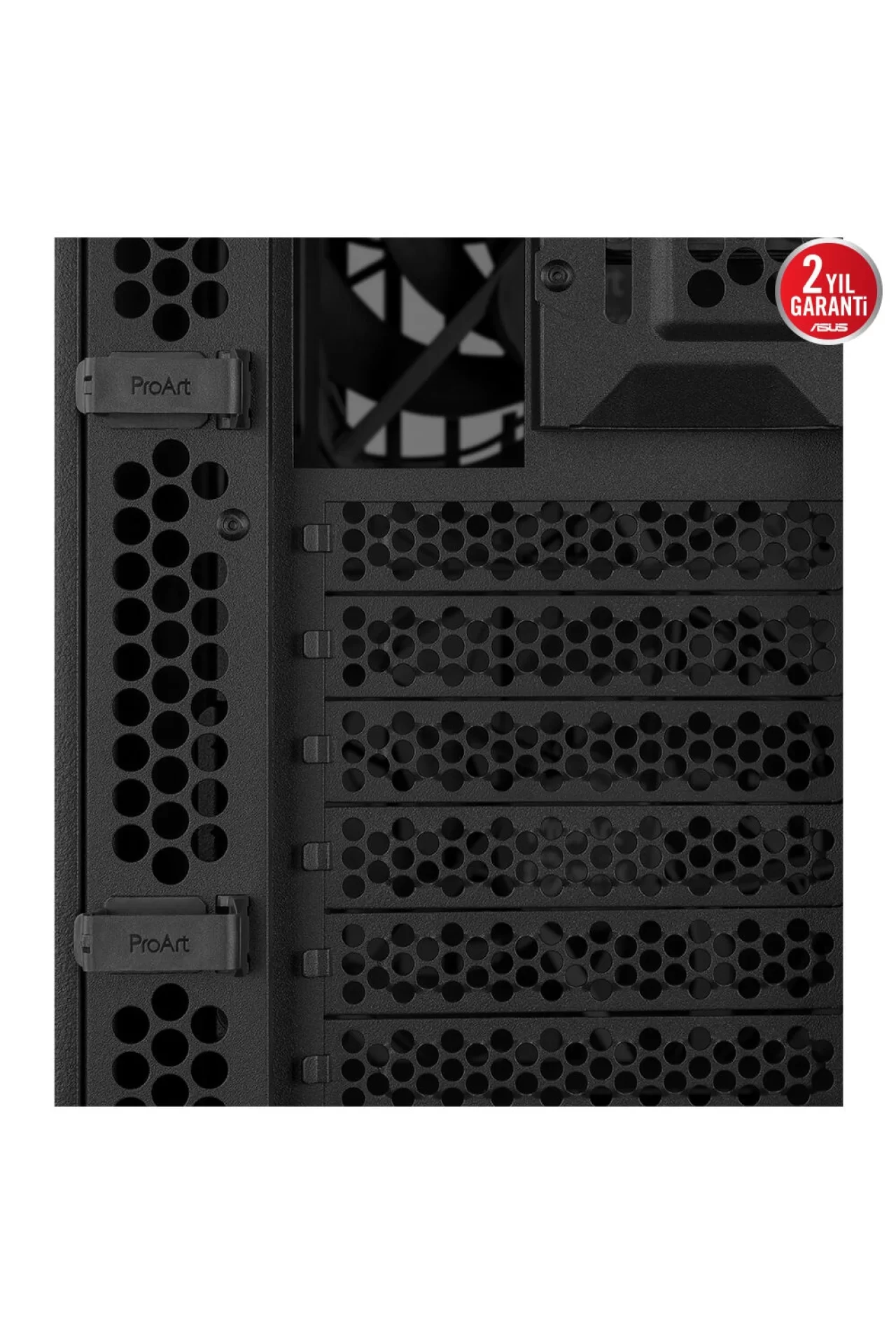 Asus ProArt PA401 Wood Edition Metal Panel Siyah USB 3.2 Mid Tower ATX Gaming Kasa