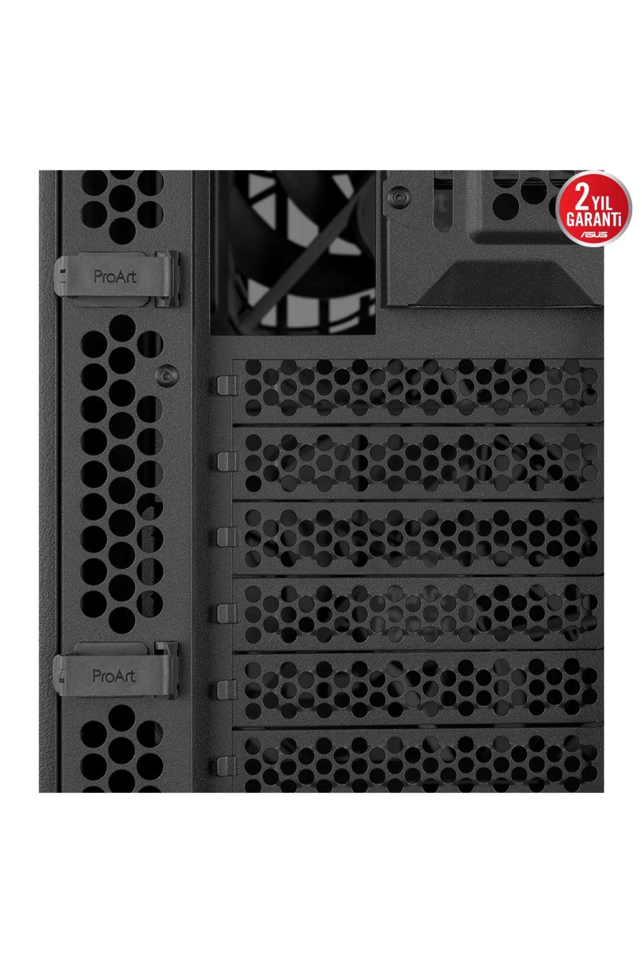 Asus ProArt PA401 Wood Edition Metal Panel Siyah USB 3.2 Mid Tower ATX Gaming Kasa
