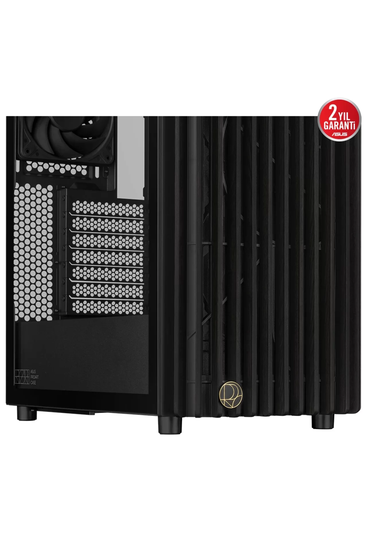 Asus ProArt PA401 Wood Edition Metal Panel Siyah USB 3.2 Mid Tower ATX Gaming Kasa