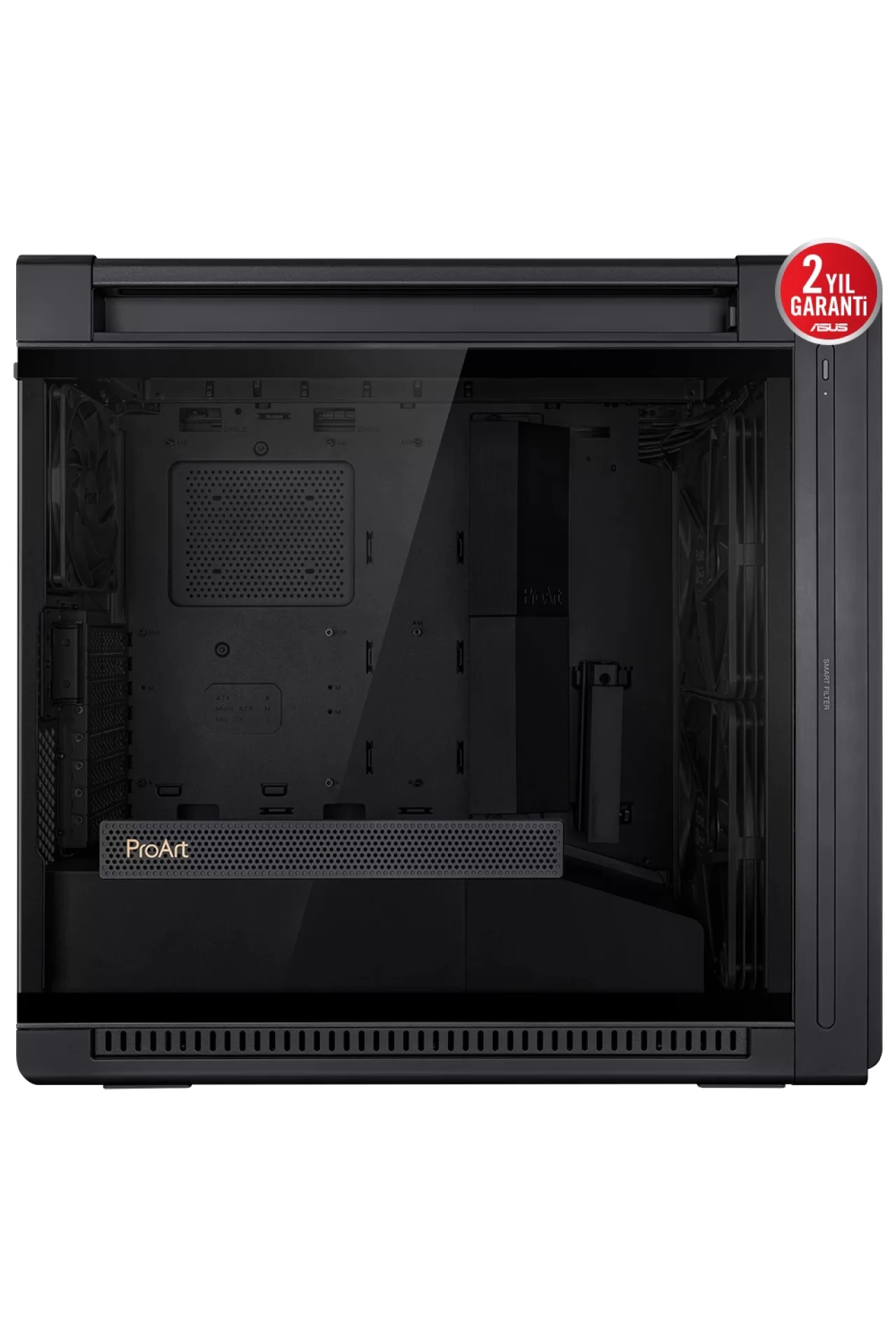 Asus ProArt PA602 Tempered Glass USB 3.2 Mid Tower E-ATX Kasa
