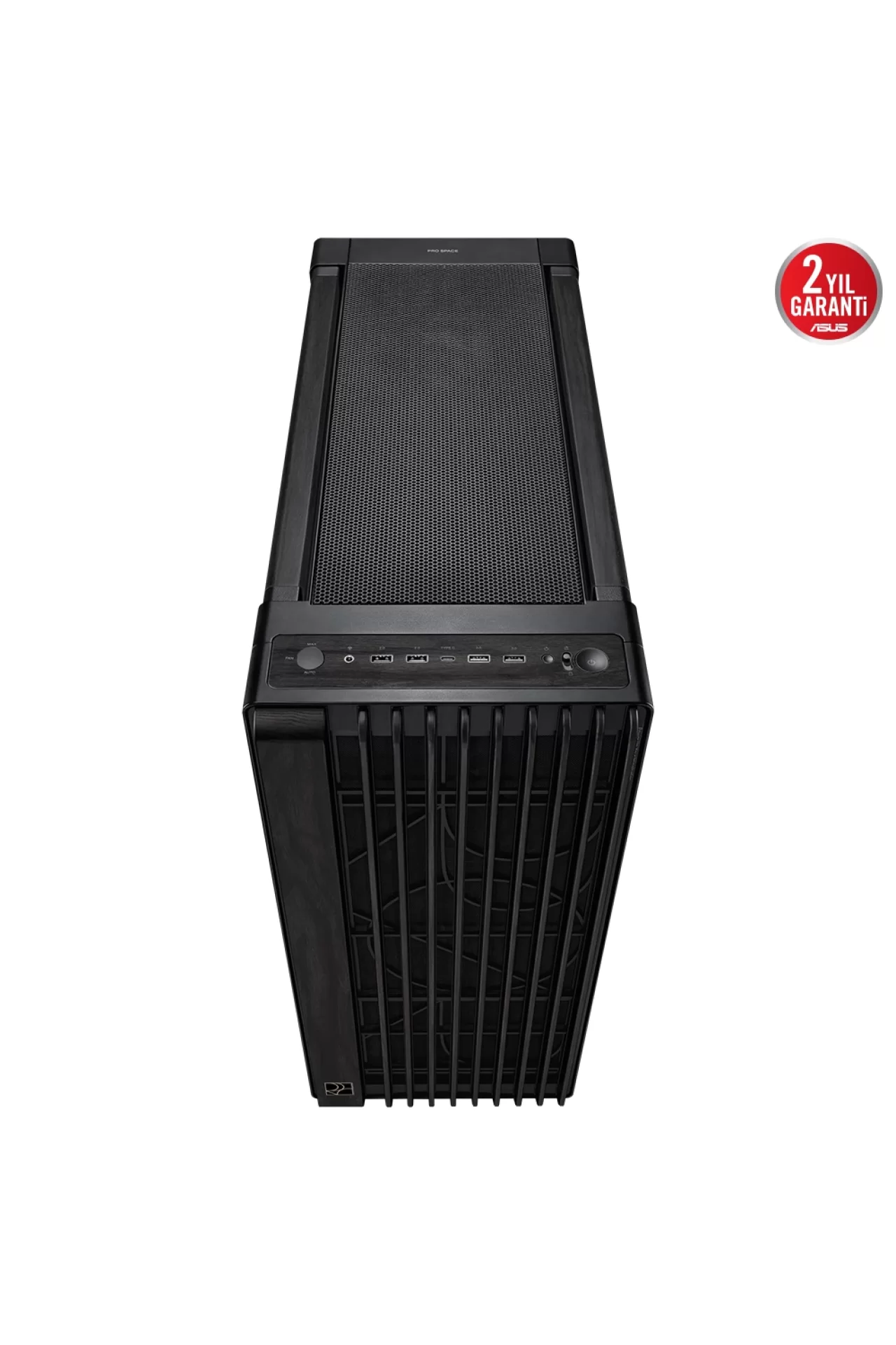 Asus ProArt PA602 Wood Edition Metal Panel USB 3.2 Mid Tower E-ATX Siyah Kasa