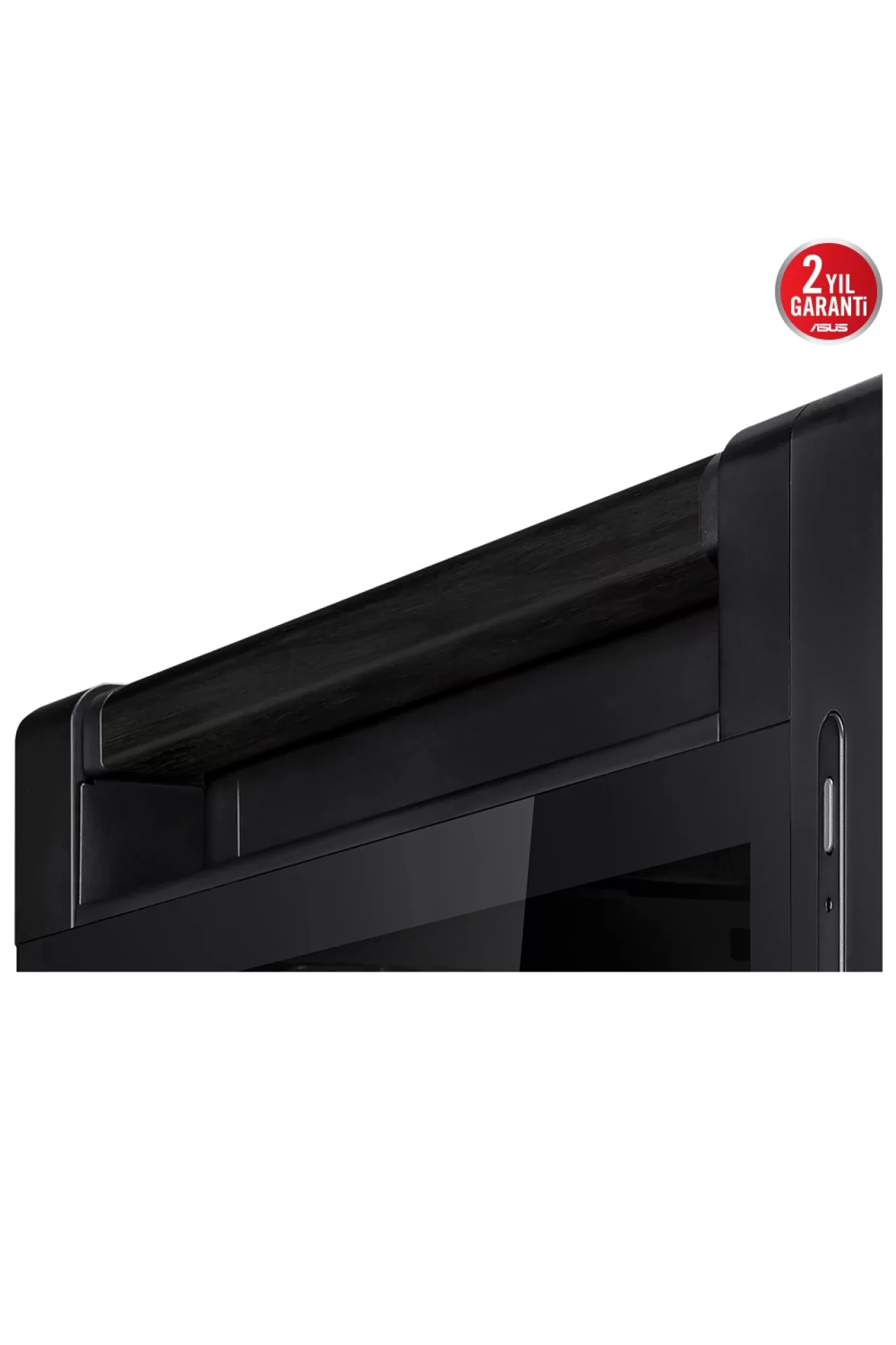 Asus ProArt PA602 Wood Edition Temperli Cam USB 3.2 Mid Tower E-ATX Siyah Kasa