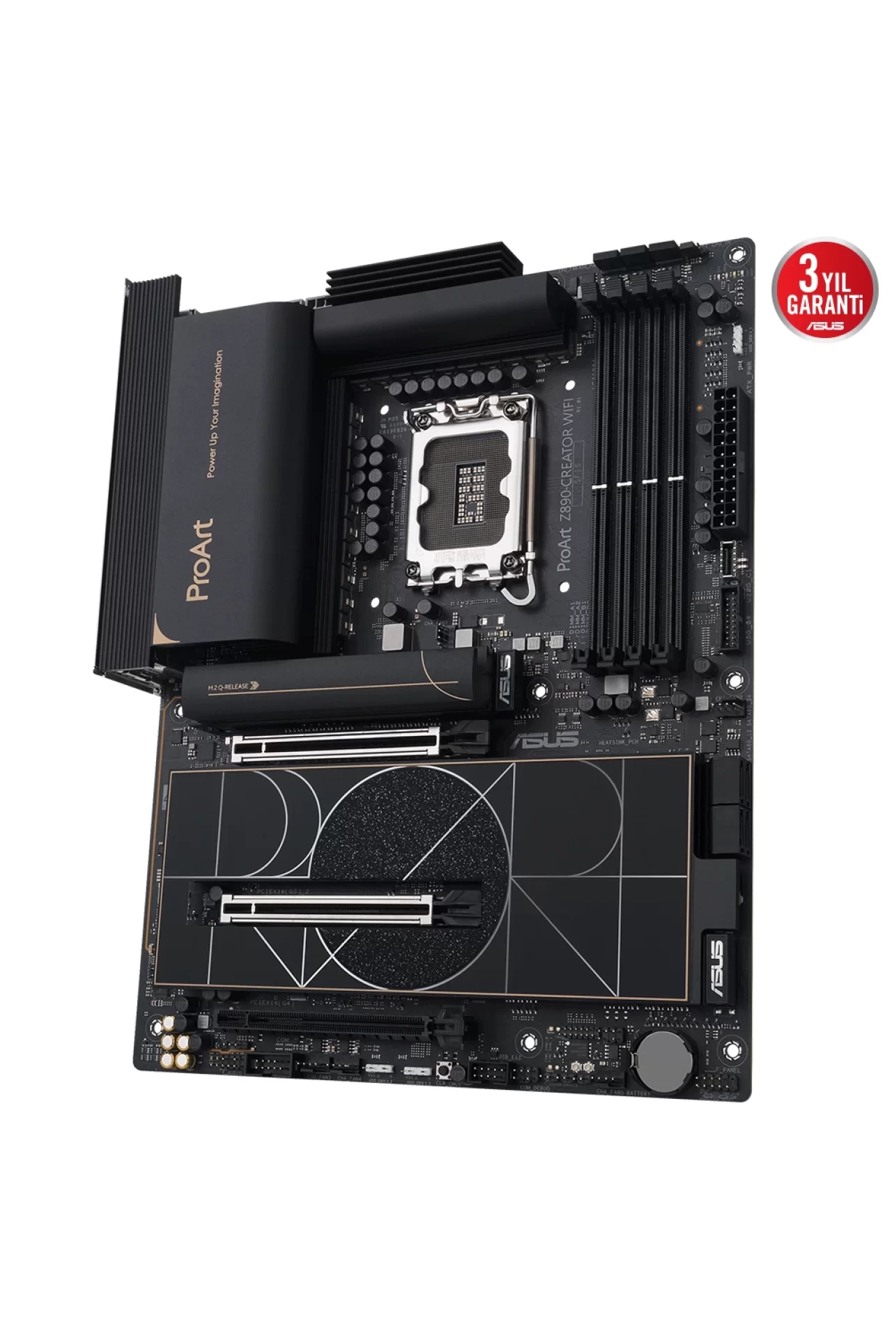 Asus ProArt Z890-Creator WiFi 8600MHz (OC) DDR5 Soket LGA1851 M.2 ATX Anakart