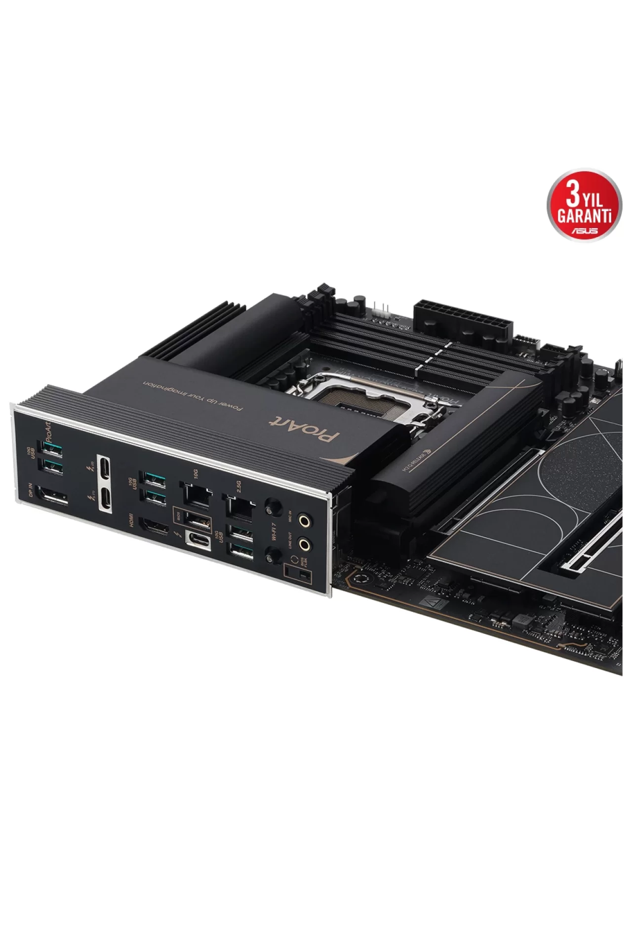 Asus ProArt Z890-Creator WiFi 8600MHz (OC) DDR5 Soket LGA1851 M.2 ATX Anakart