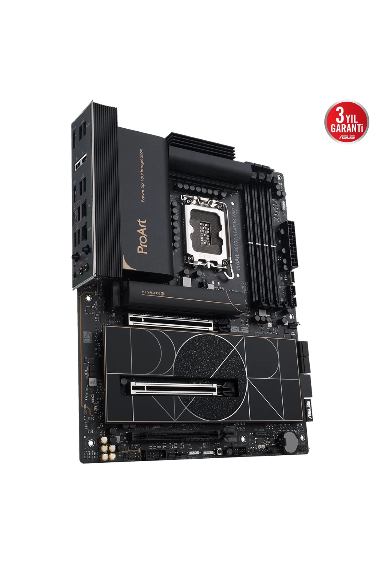 Asus ProArt Z890-Creator WiFi 8600MHz (OC) DDR5 Soket LGA1851 M.2 ATX Anakart