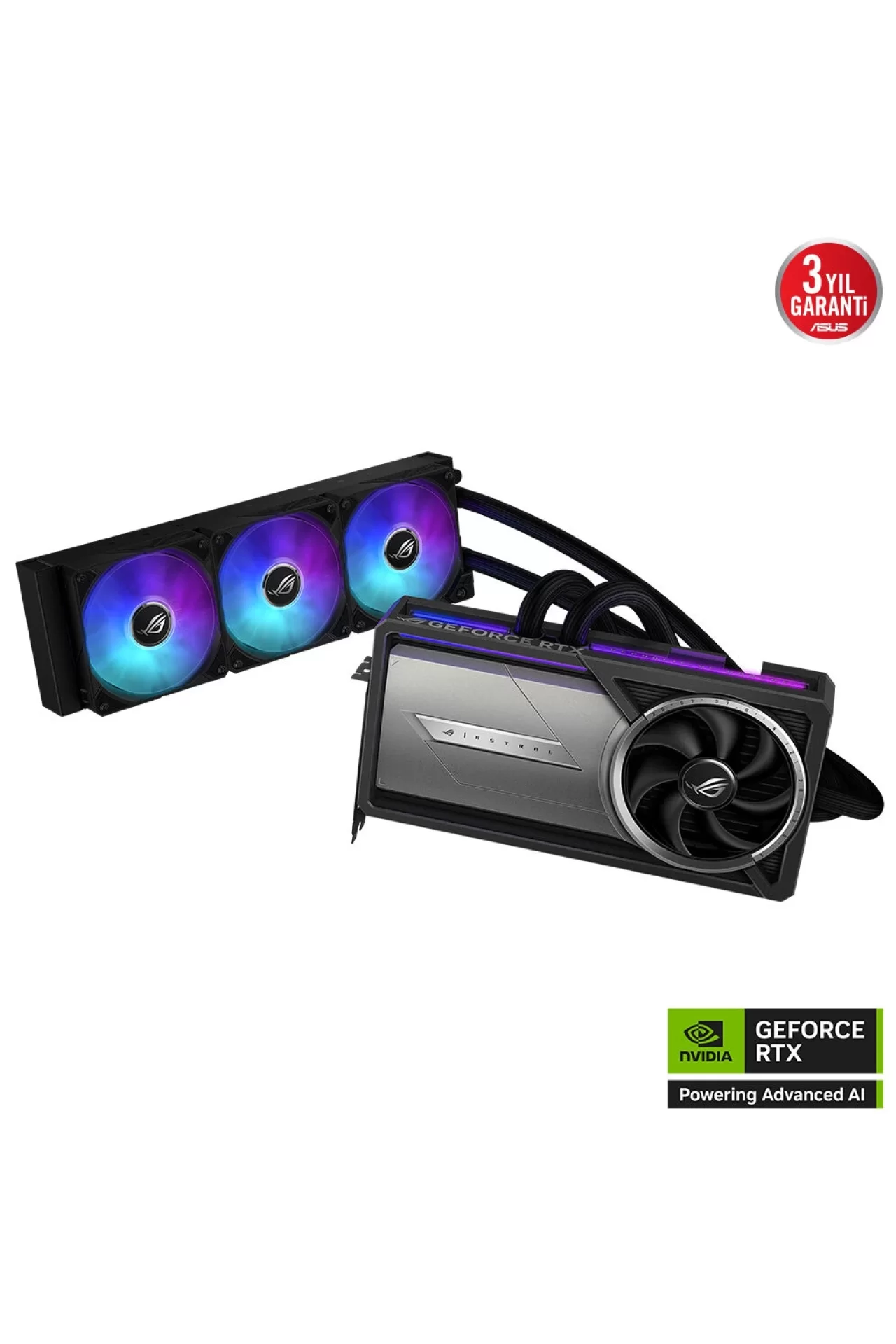 Asus ROG Astral LC GeForce RTX 5090 32GB GDDR7 512 Bit DLSS 4 Sıvı Soğutuculu Ekran Kartı
