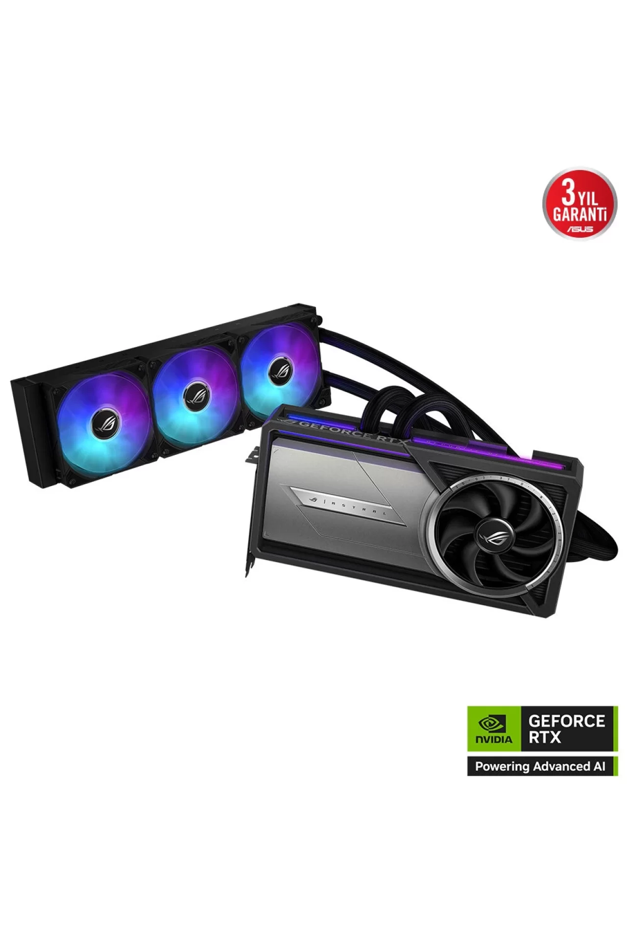Asus ROG Astral LC GeForce RTX 5090 OC 32GB GDDR7 512 Bit DLSS 4 Sıvı Soğutuculu Ekran Kartı