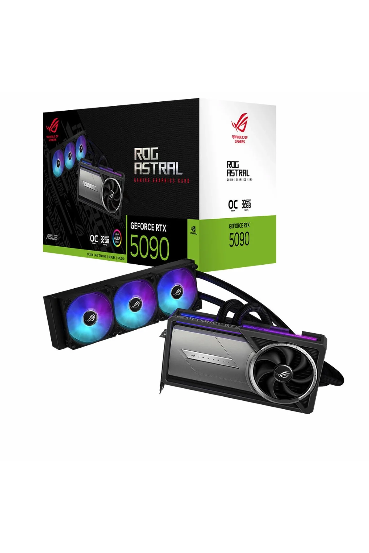 Asus ROG Astral LC GeForce RTX 5090 OC 32GB GDDR7 512 Bit DLSS 4 Sıvı Soğutuculu Ekran Kartı