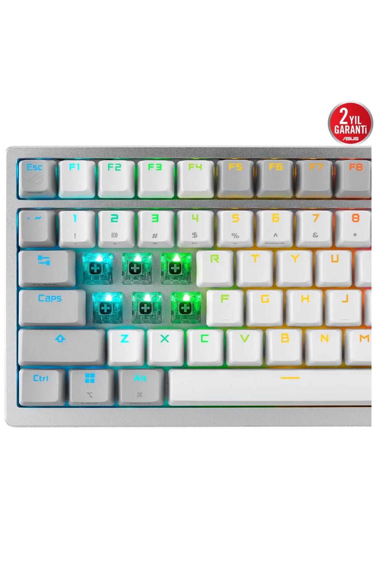 Asus ROG Azoth NX Red Switch RGB Kablosuz Türkçe Mekanik Gaming Klavye