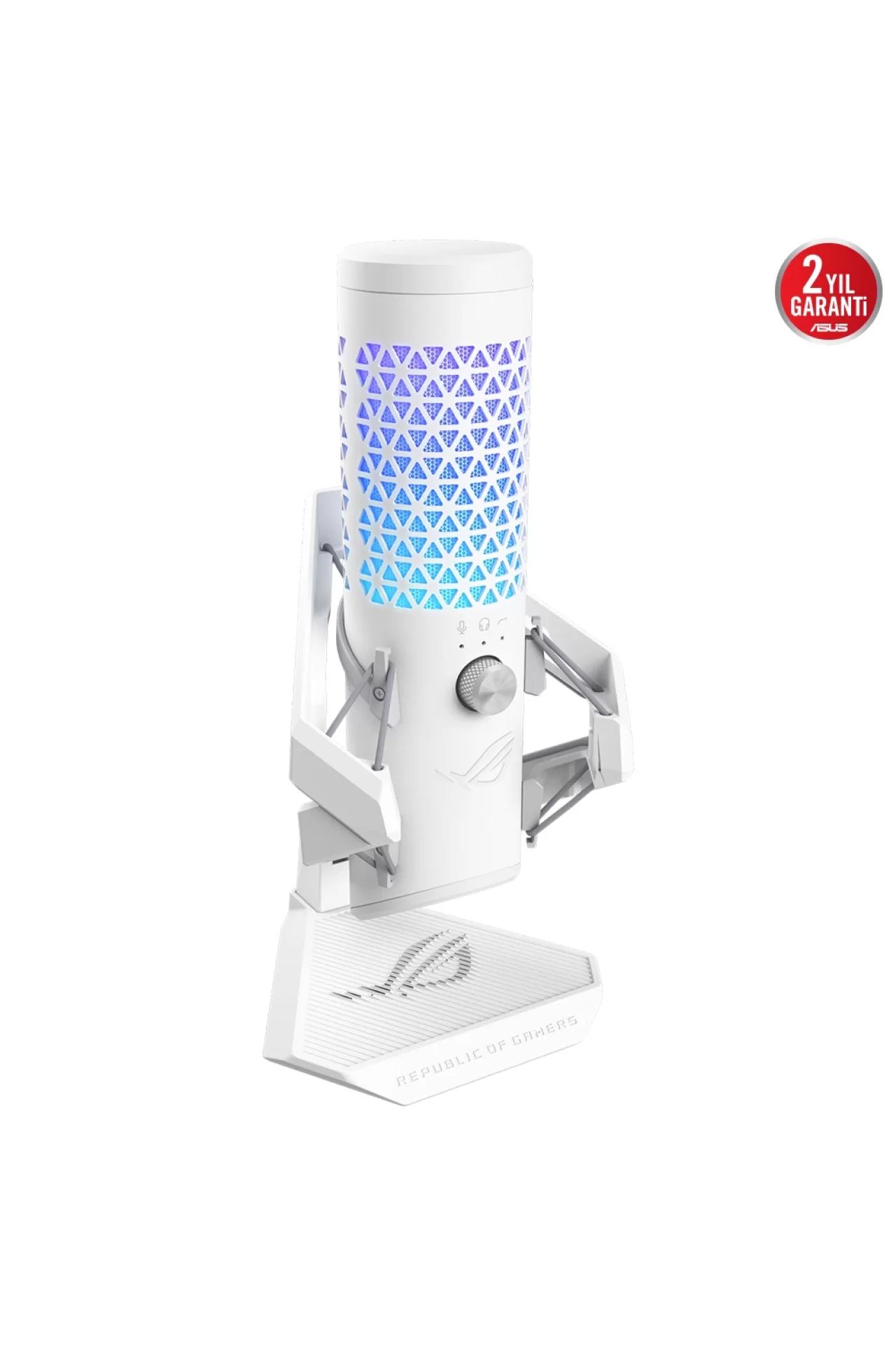 Asus ROG Carnyx AURA RGB Condenser Beyaz Gaming Mikrofon