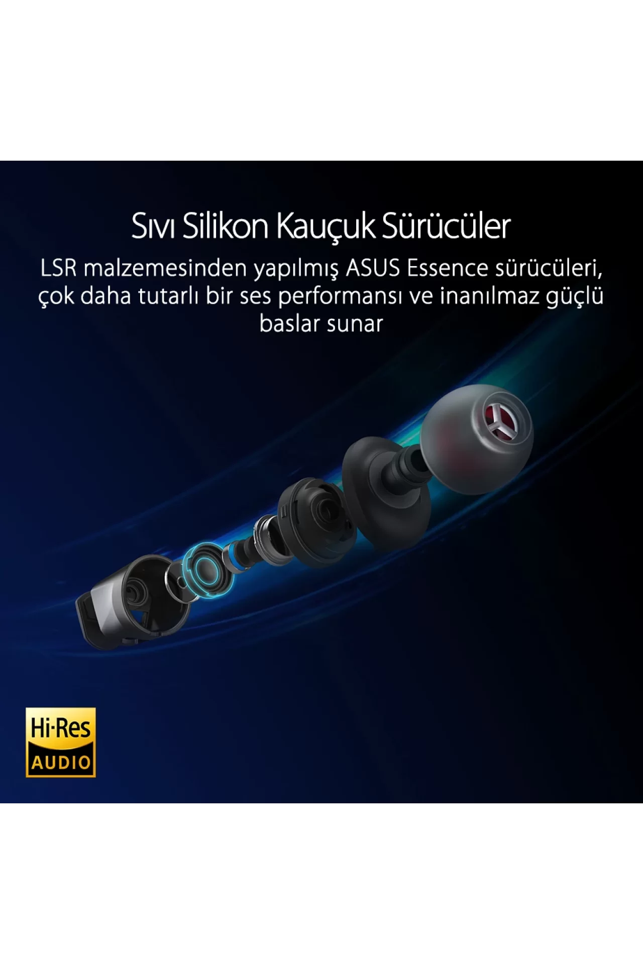 Asus ROG Cetra II Core Siyah Kulakiçi Kulaklık (90YH02V0-B2UA00)