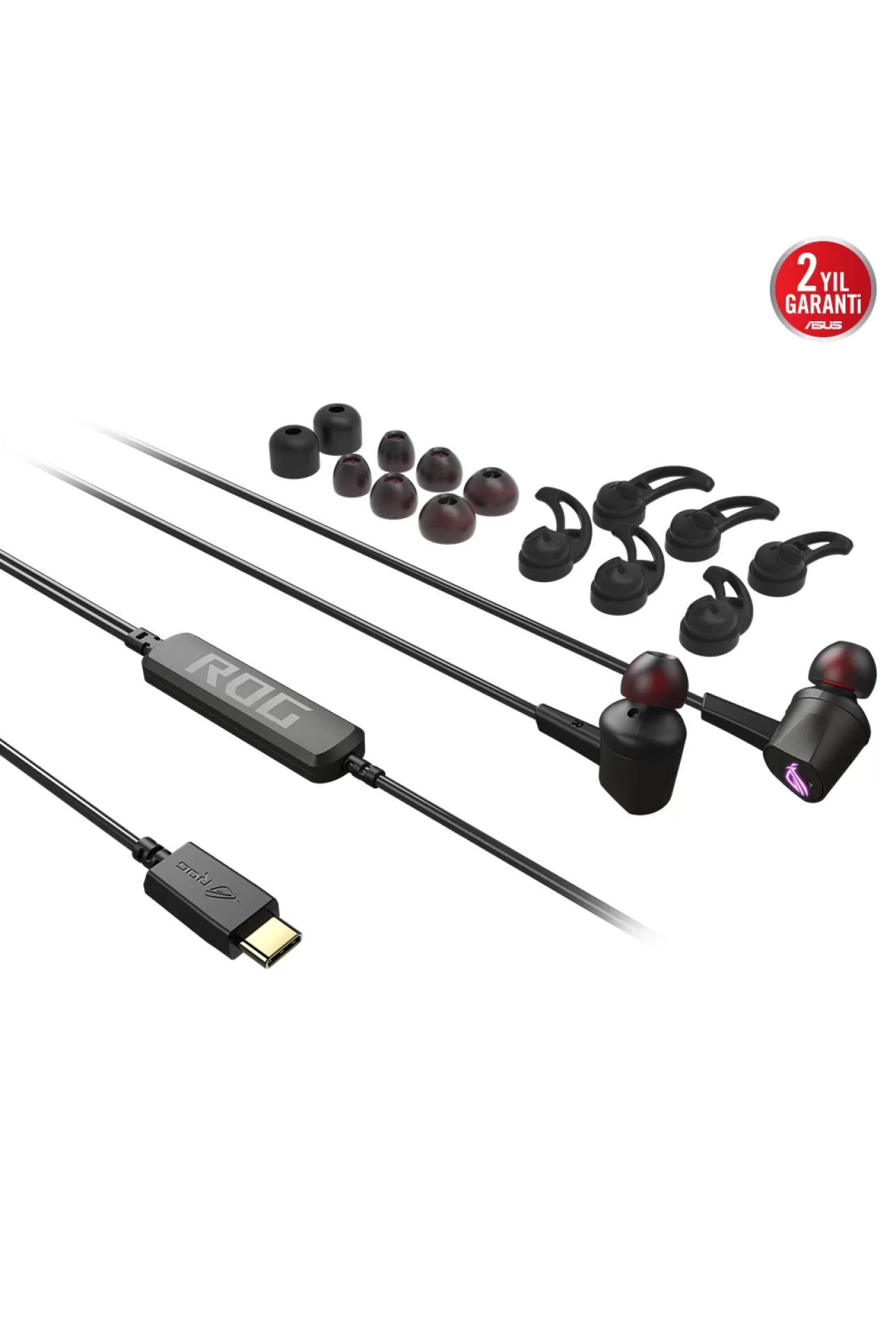 Asus ROG Cetra II Core Siyah Kulakiçi Kulaklık (90YH02V0-B2UA00)