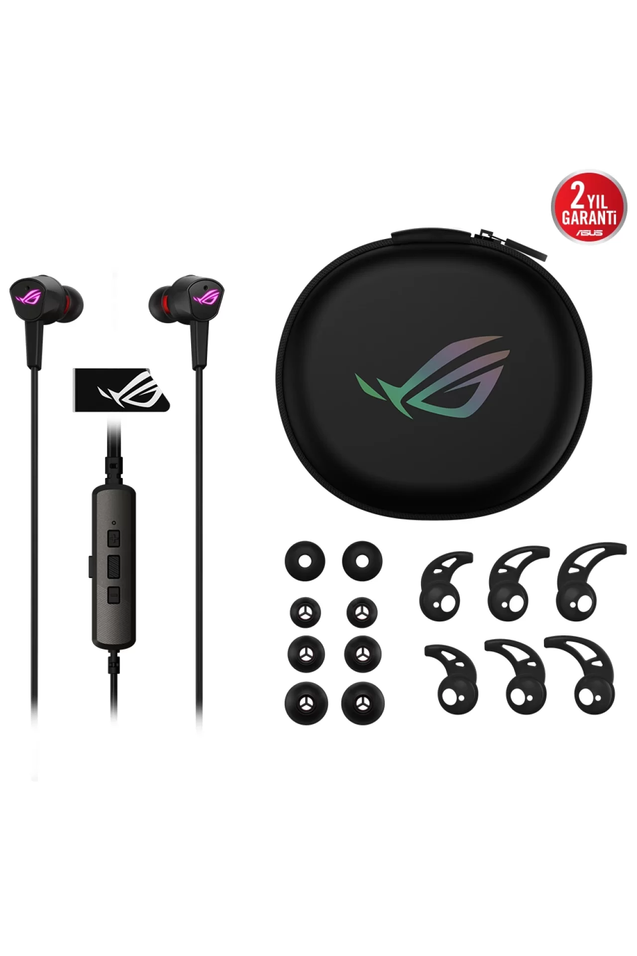 Asus ROG Cetra II Core Siyah Kulakiçi Kulaklık (90YH02V0-B2UA00)