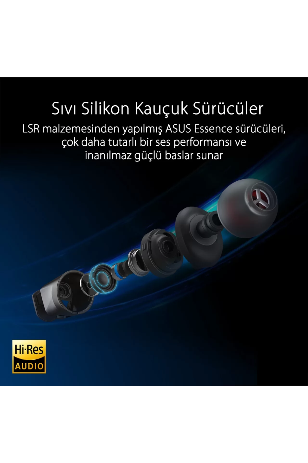 Asus ROG Cetra II Core Siyah Kulakiçi Kulaklık (90YH02V0-B2UA00)