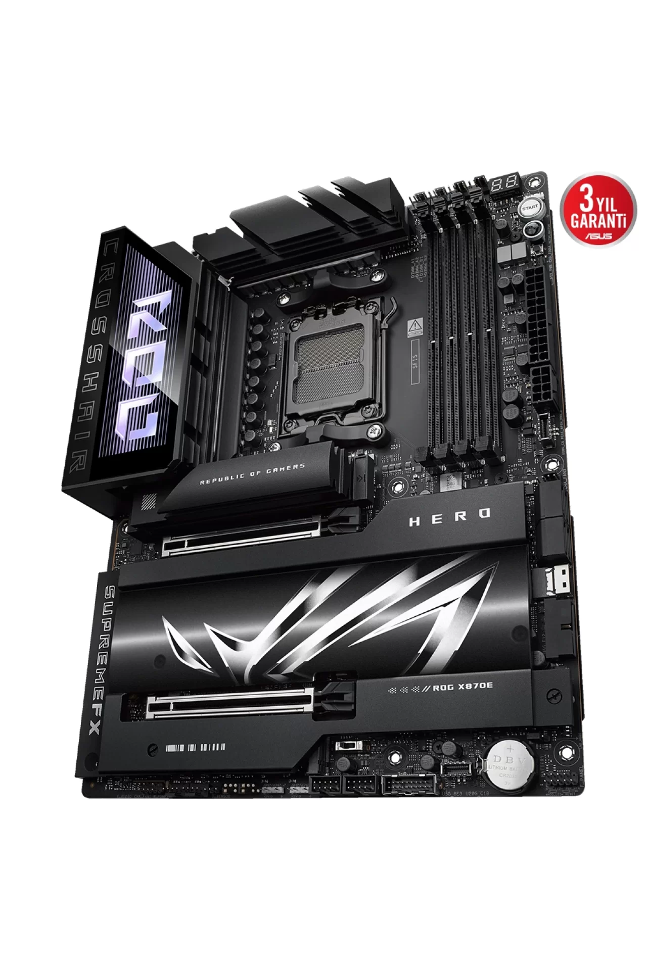 Asus ROG Crosshair X870E Hero 8600MHz(OC) Anakart