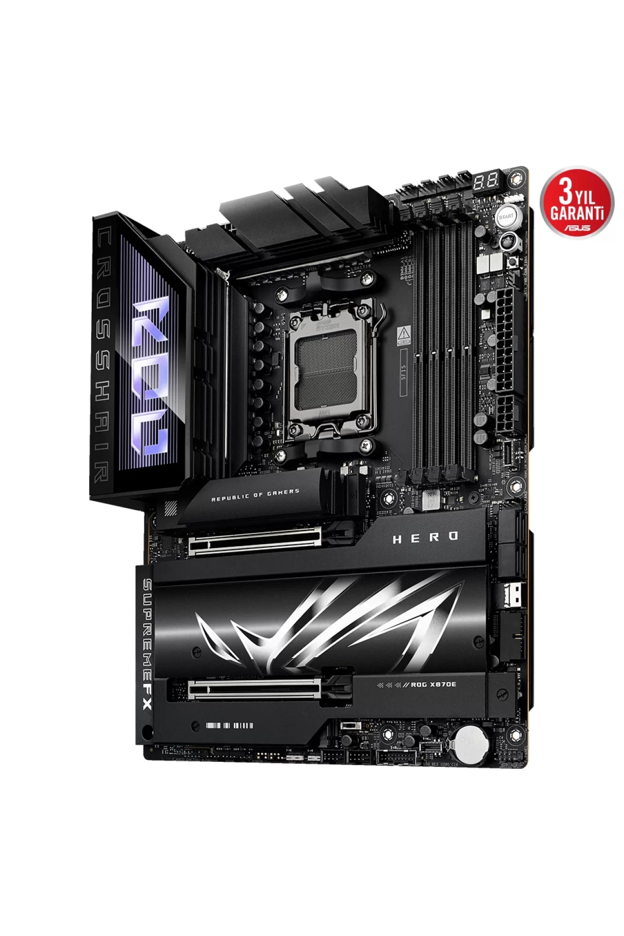 Asus ROG Crosshair X870E Hero 8600MHz(OC) Anakart