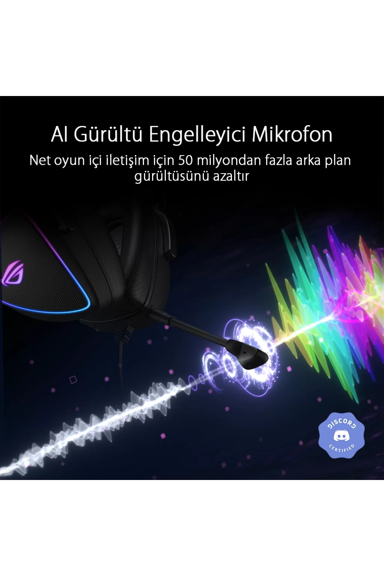 Asus ROG DELTA S RGB 7.1 Siyah Gaming Kulaklık