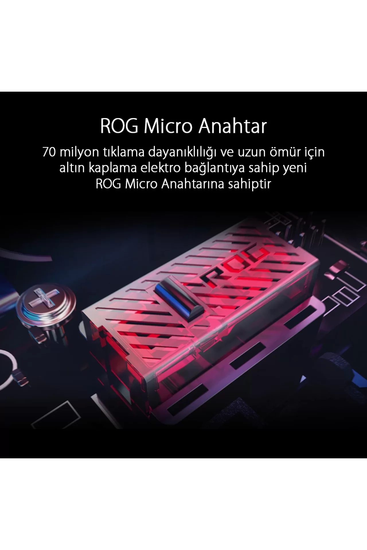 Asus ROG Gladius III Wireless 26.000 DPI 6 Tuş Optik RGB Kablosuz Gaming Mouse