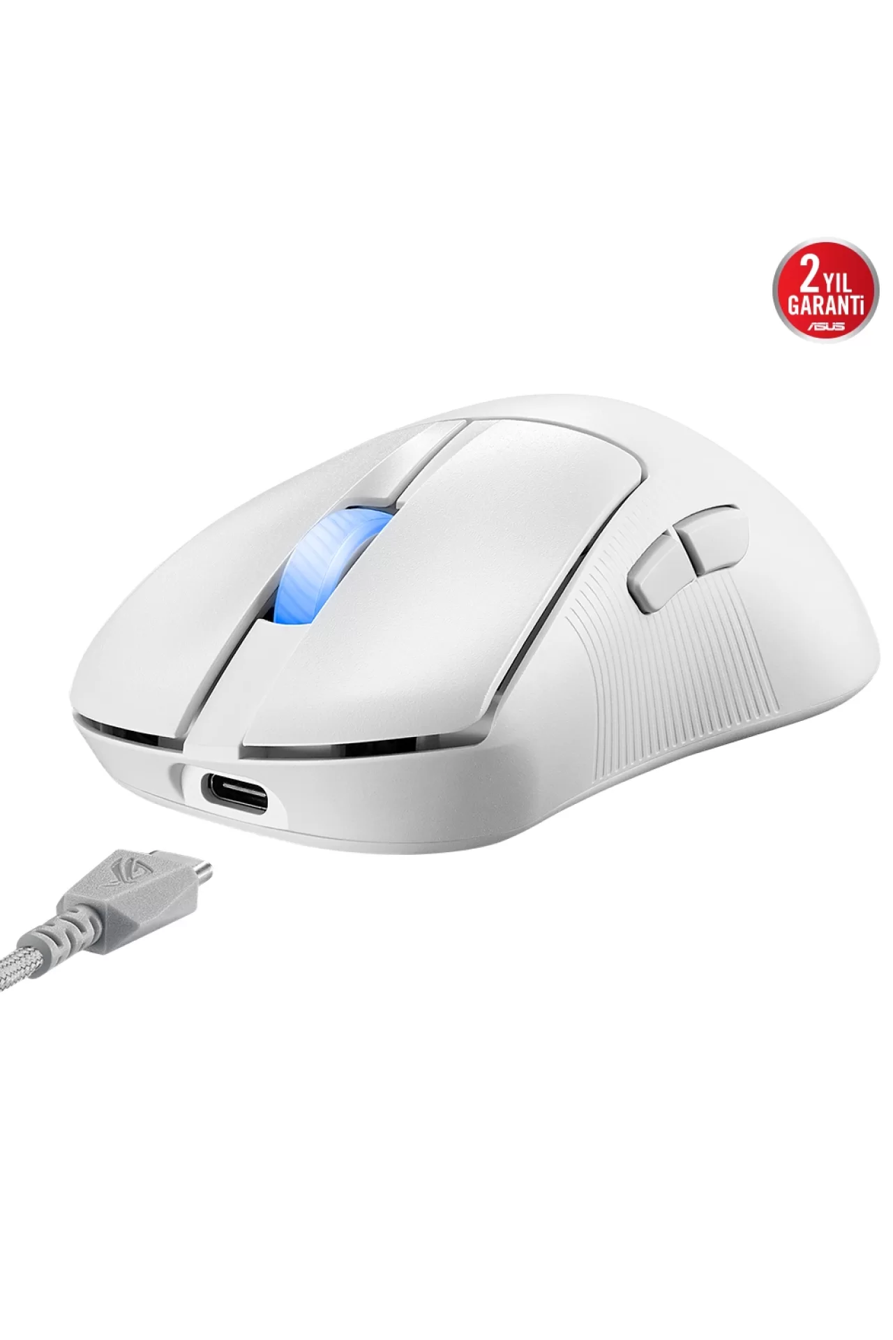 Asus ROG Keris II Ace 42000 DPI Kablosuz Beyaz Gaming Mouse