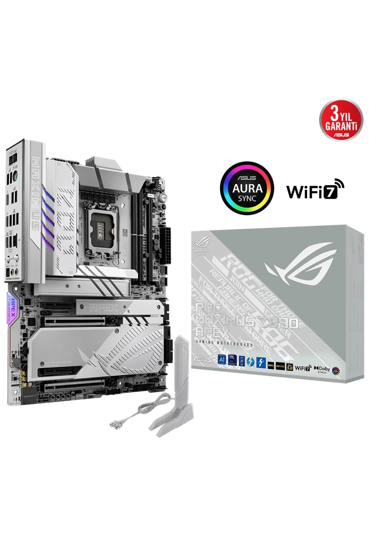 Asus ROG Maximus Z890 Apex 9000MHz (OC) DDR5 Soket LGA1851 M.2 ATX Anakart