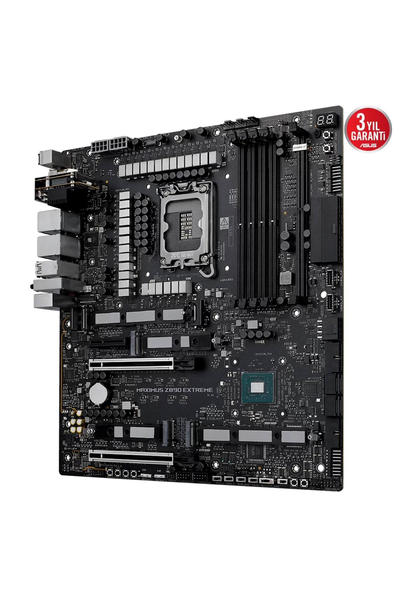 Asus ROG Maximus Z890 EXTREME Intel LGA1851 Z890 DDR5 8800+MHz(OC) E-ATX Gaming (Oyuncu) Anakart
