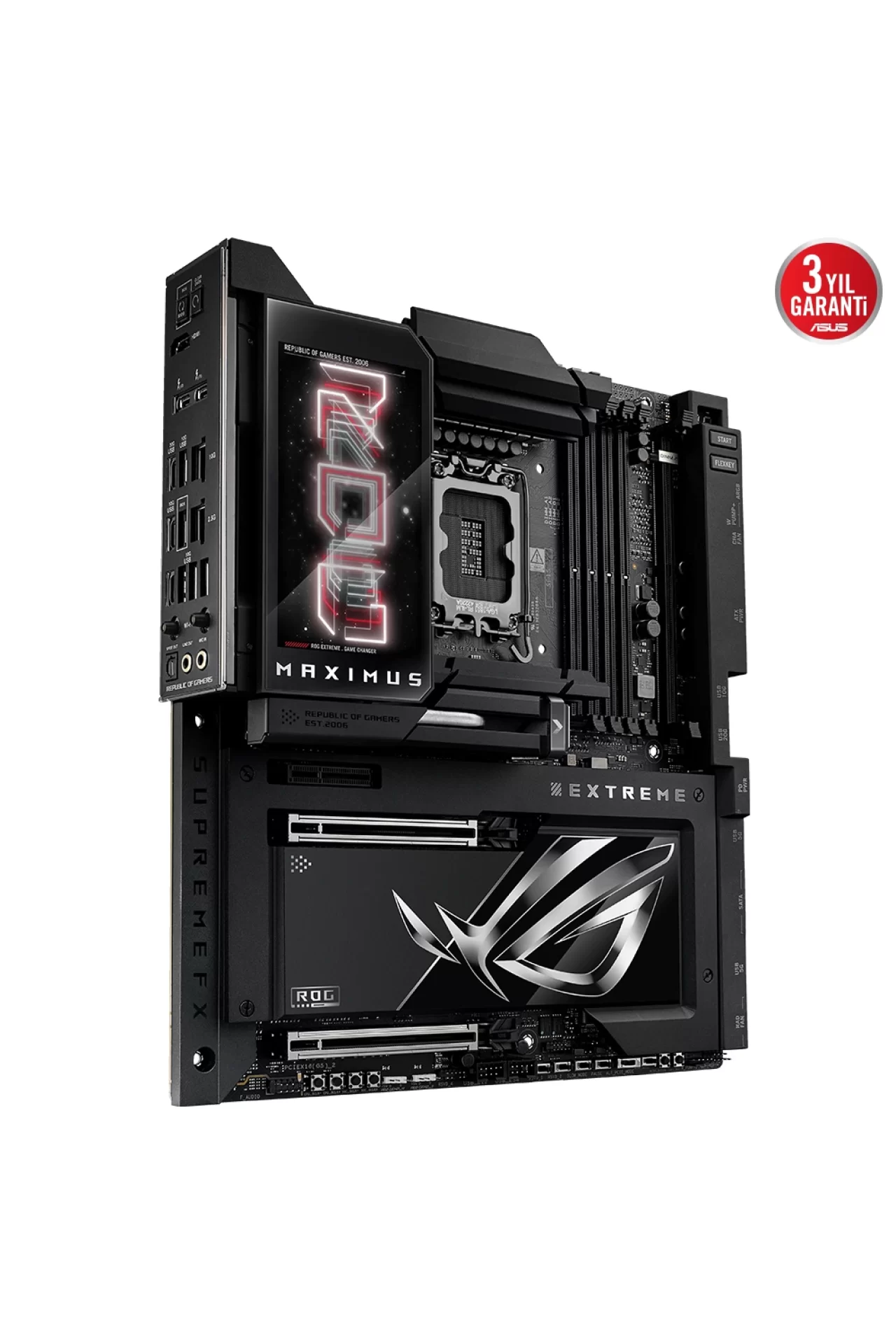 Asus ROG Maximus Z890 EXTREME Intel LGA1851 Z890 DDR5 8800+MHz(OC) E-ATX Gaming (Oyuncu) Anakart