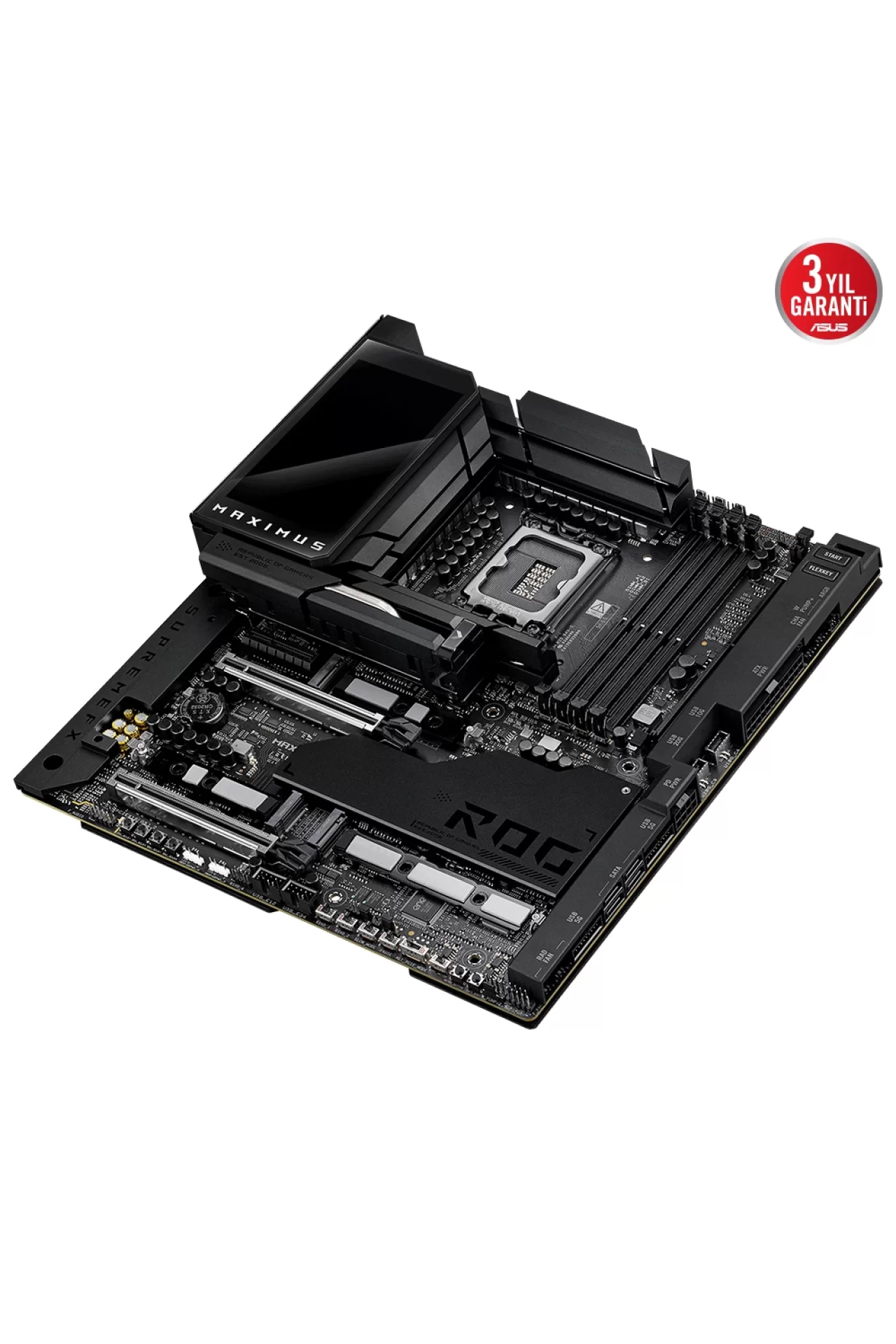 Asus ROG Maximus Z890 EXTREME Intel LGA1851 Z890 DDR5 8800+MHz(OC) E-ATX Gaming (Oyuncu) Anakart