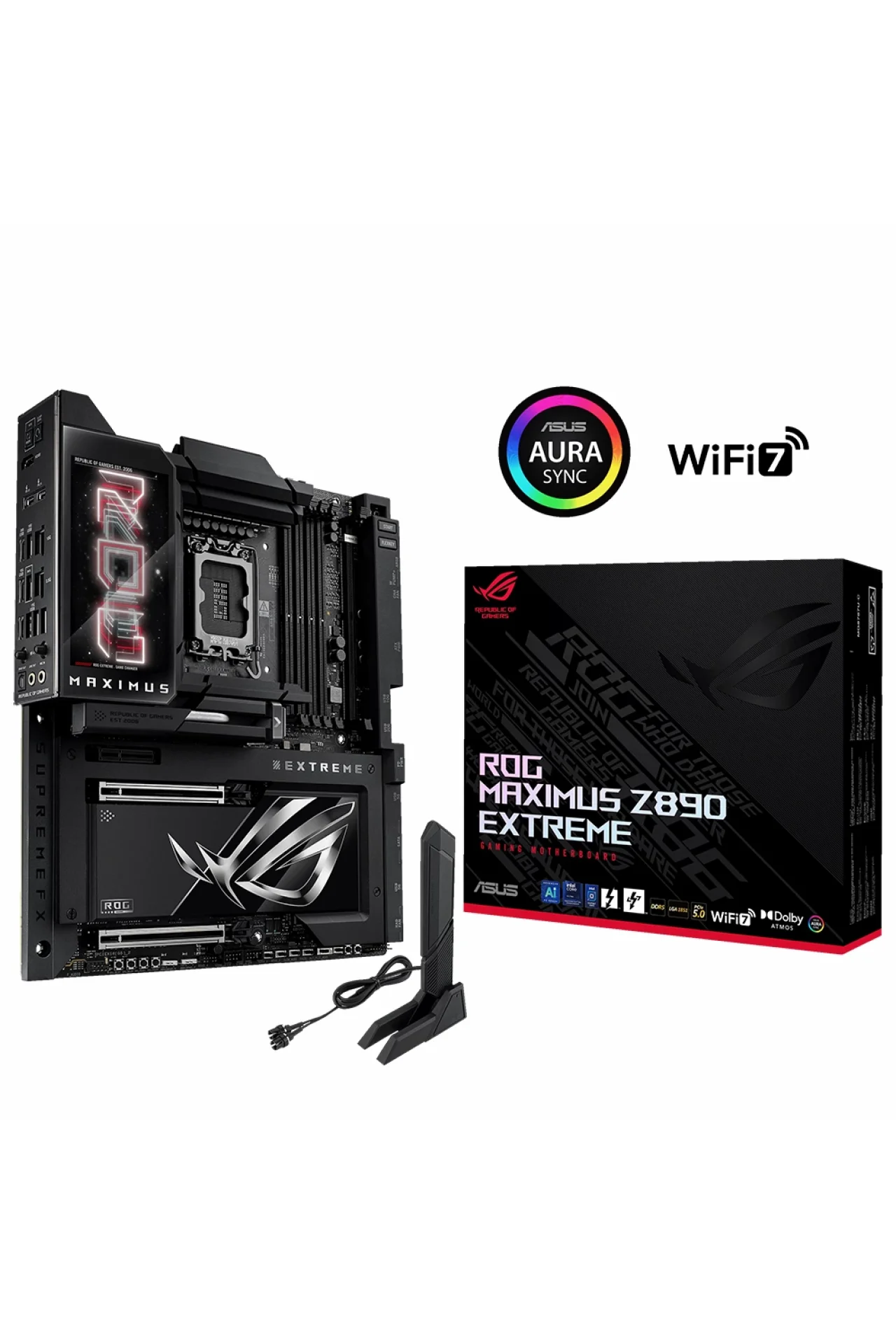 Asus ROG Maximus Z890 EXTREME Intel LGA1851 Z890 DDR5 8800+MHz(OC) E-ATX Gaming (Oyuncu) Anakart