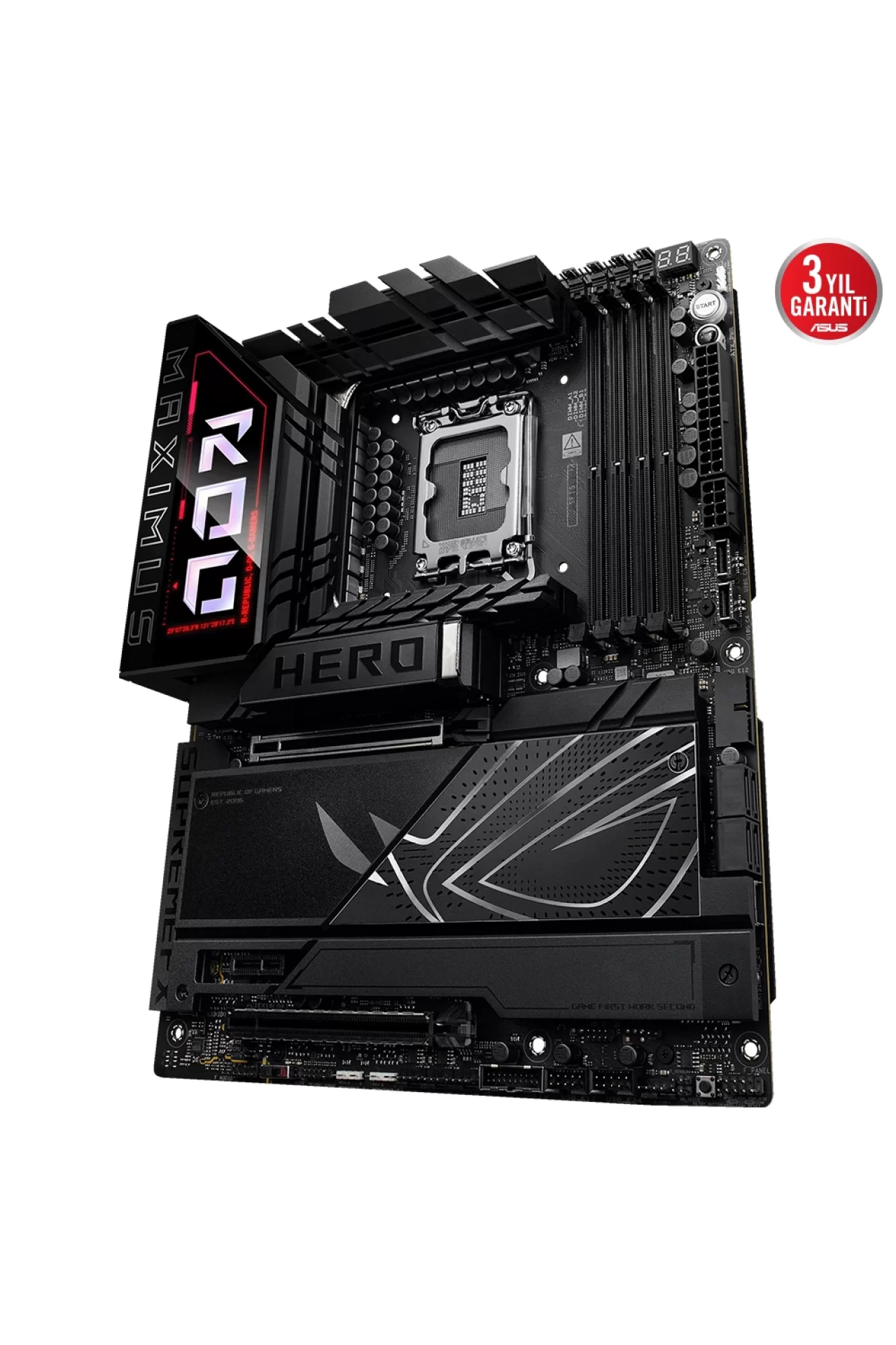 Asus ROG Maximus Z890 Hero 8800MHz (OC) DDR5 Soket LGA1851 M.2 HDMI ATX Anakart