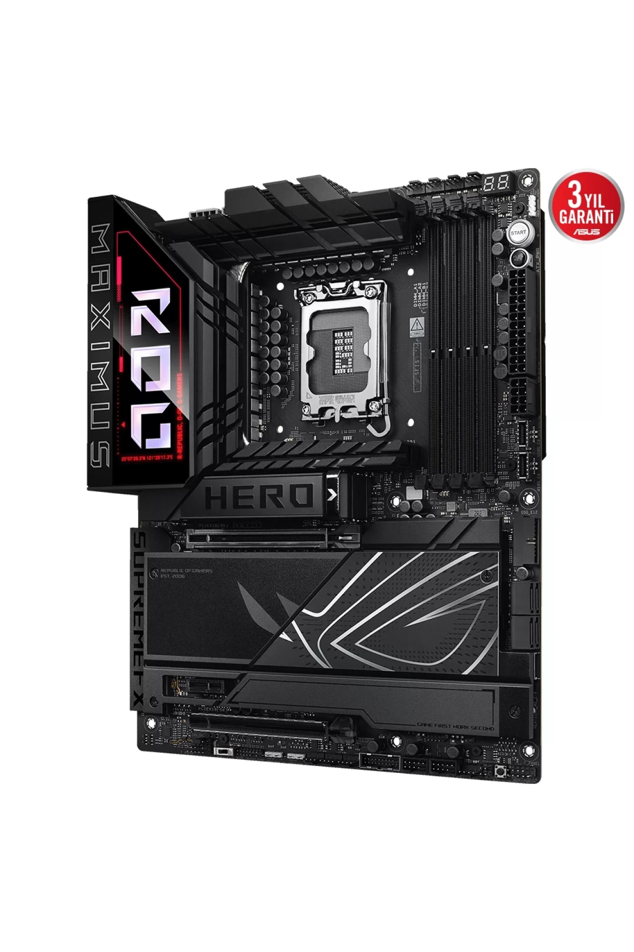 Asus ROG Maximus Z890 Hero 8800MHz (OC) DDR5 Soket LGA1851 M.2 HDMI ATX Anakart