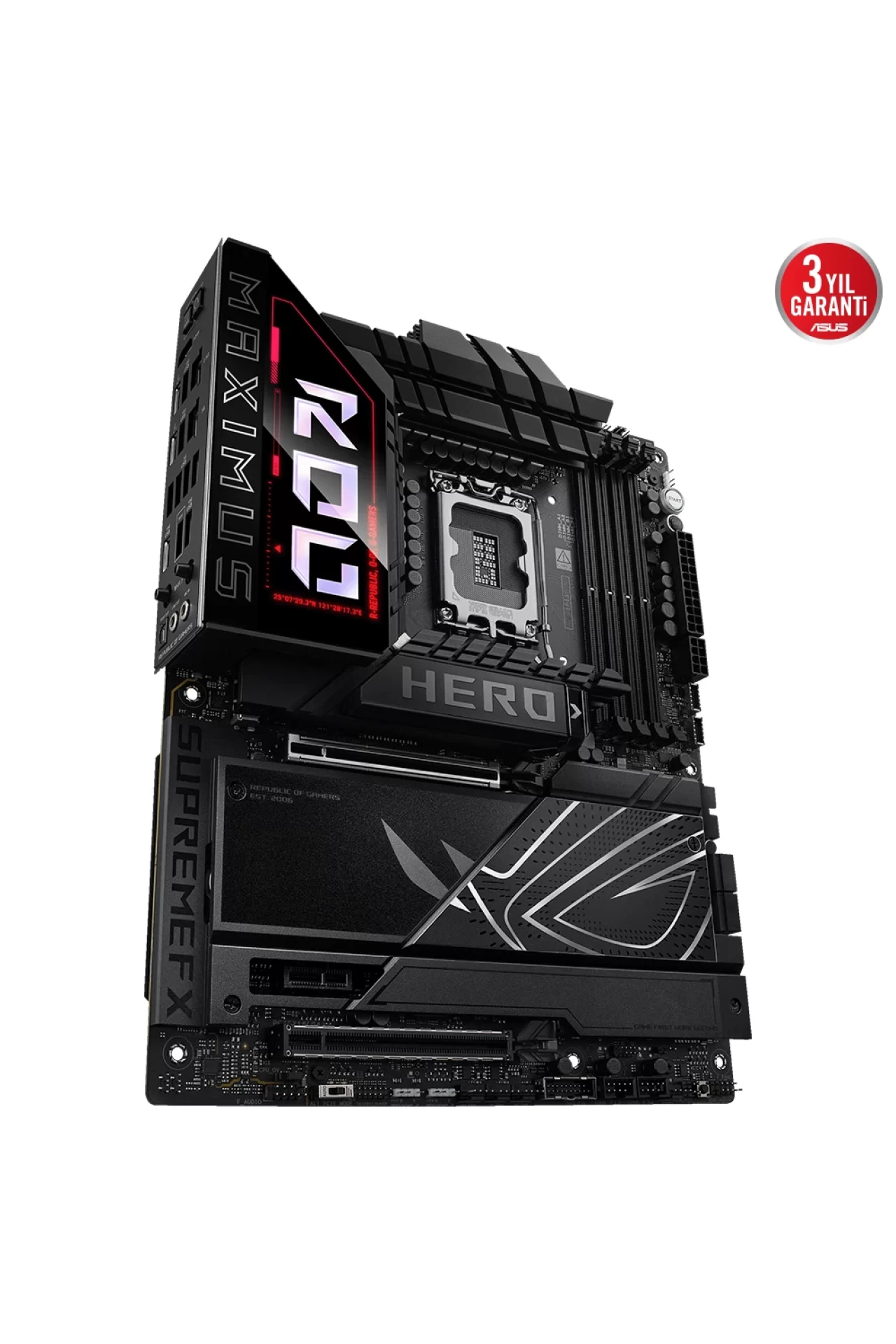 Asus ROG Maximus Z890 Hero 8800MHz (OC) DDR5 Soket LGA1851 M.2 HDMI ATX Anakart
