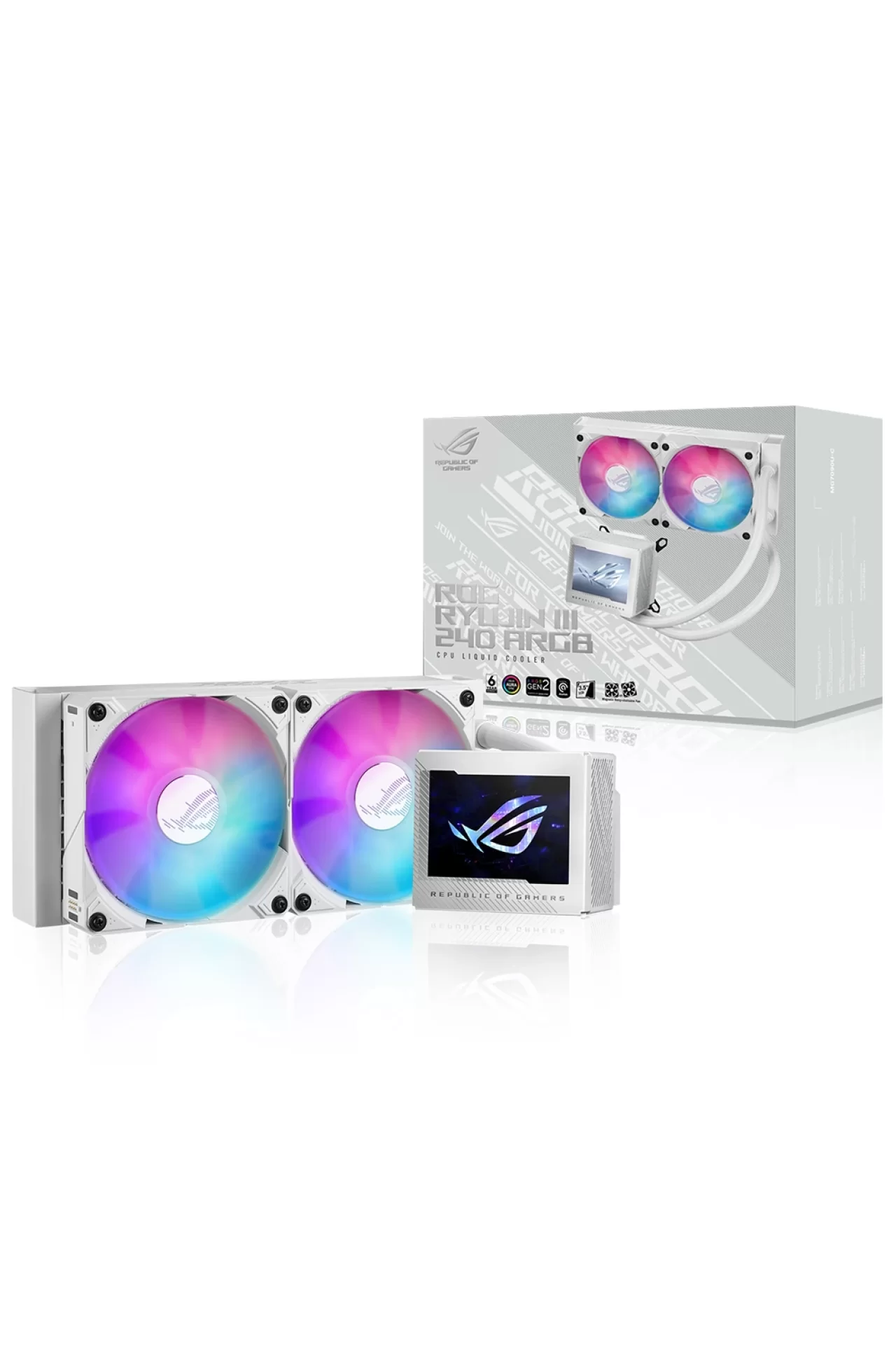 Asus ROG Ryujin III 240 ARGB Beyaz Sıvı Soğutucu