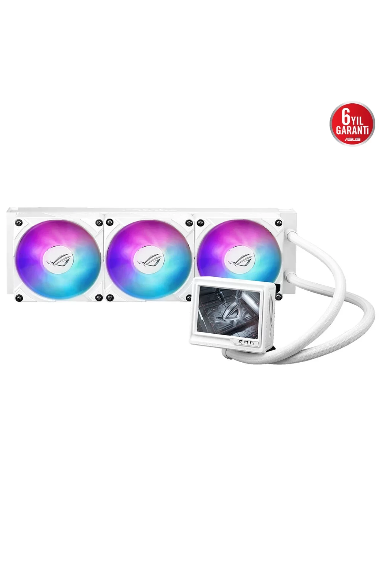 Asus ROG Ryujin III 360 ARGB 360mm Intel-AMD Uyumlu Beyaz Sıvı Soğutucu