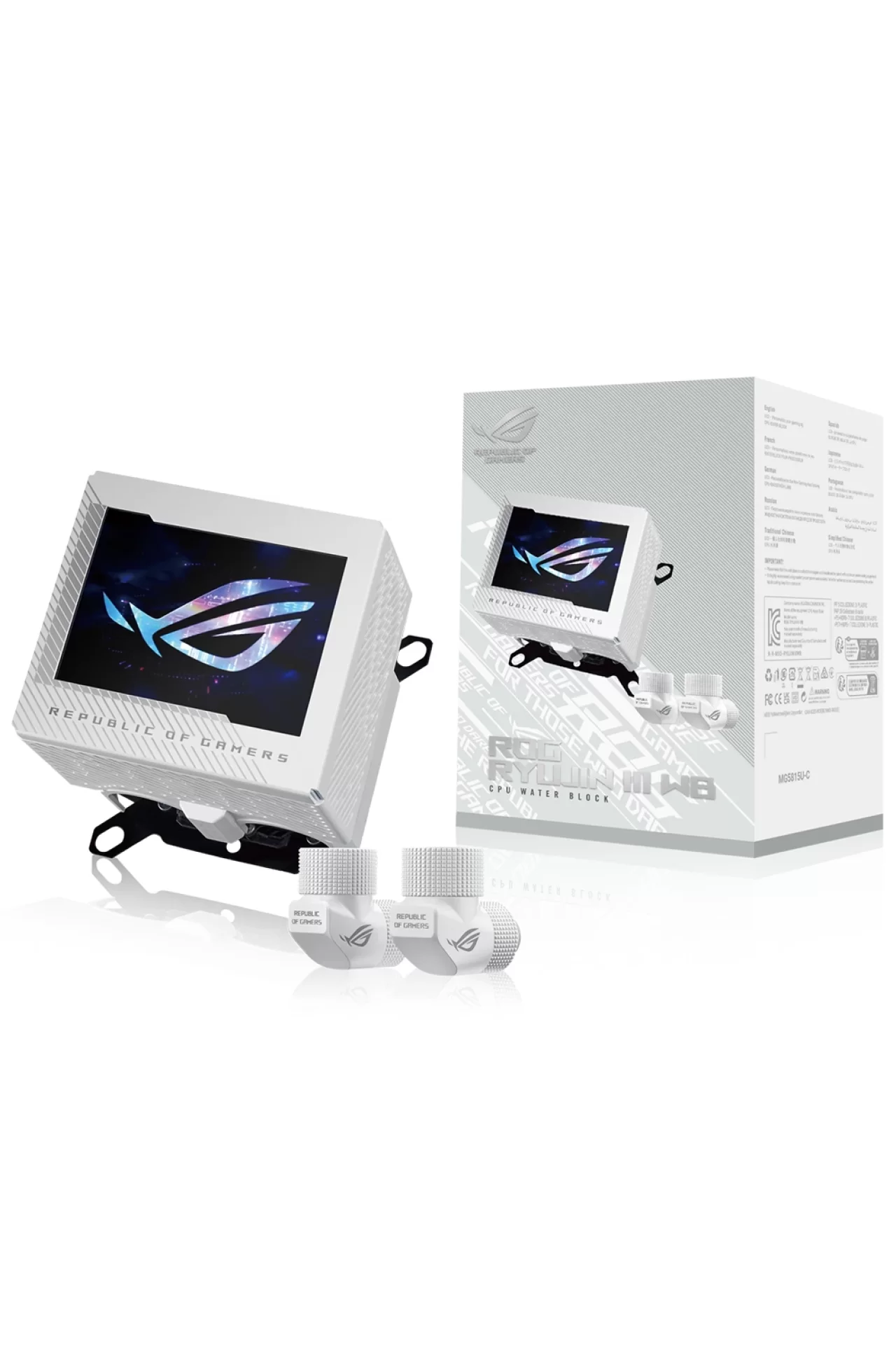 Asus ROG Ryujin III WB LCD İşlemci Soğutucu Blok